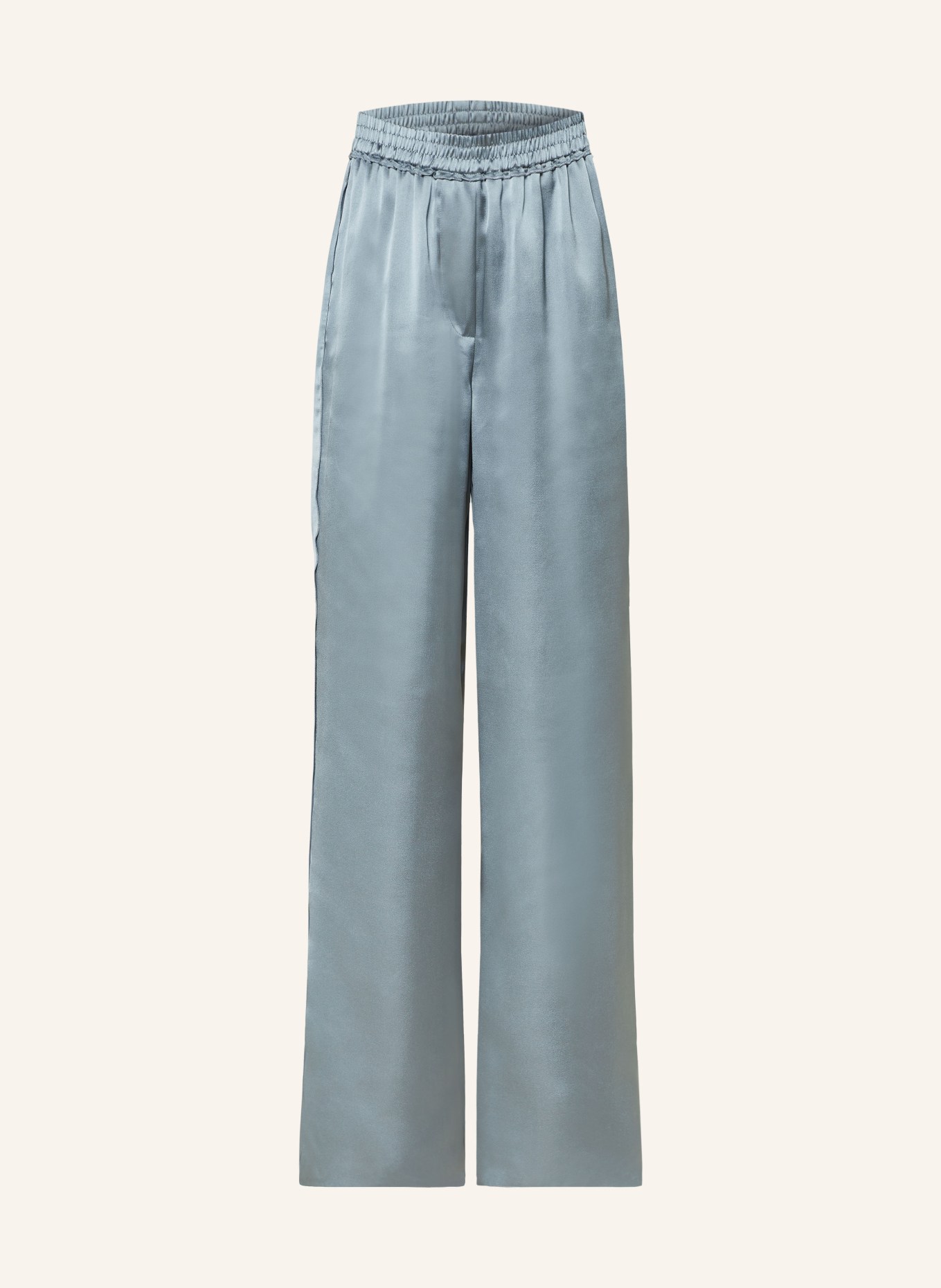 HOLZWEILER Satin trousers LUKA, Color: LIGHT BLUE (Image 1)