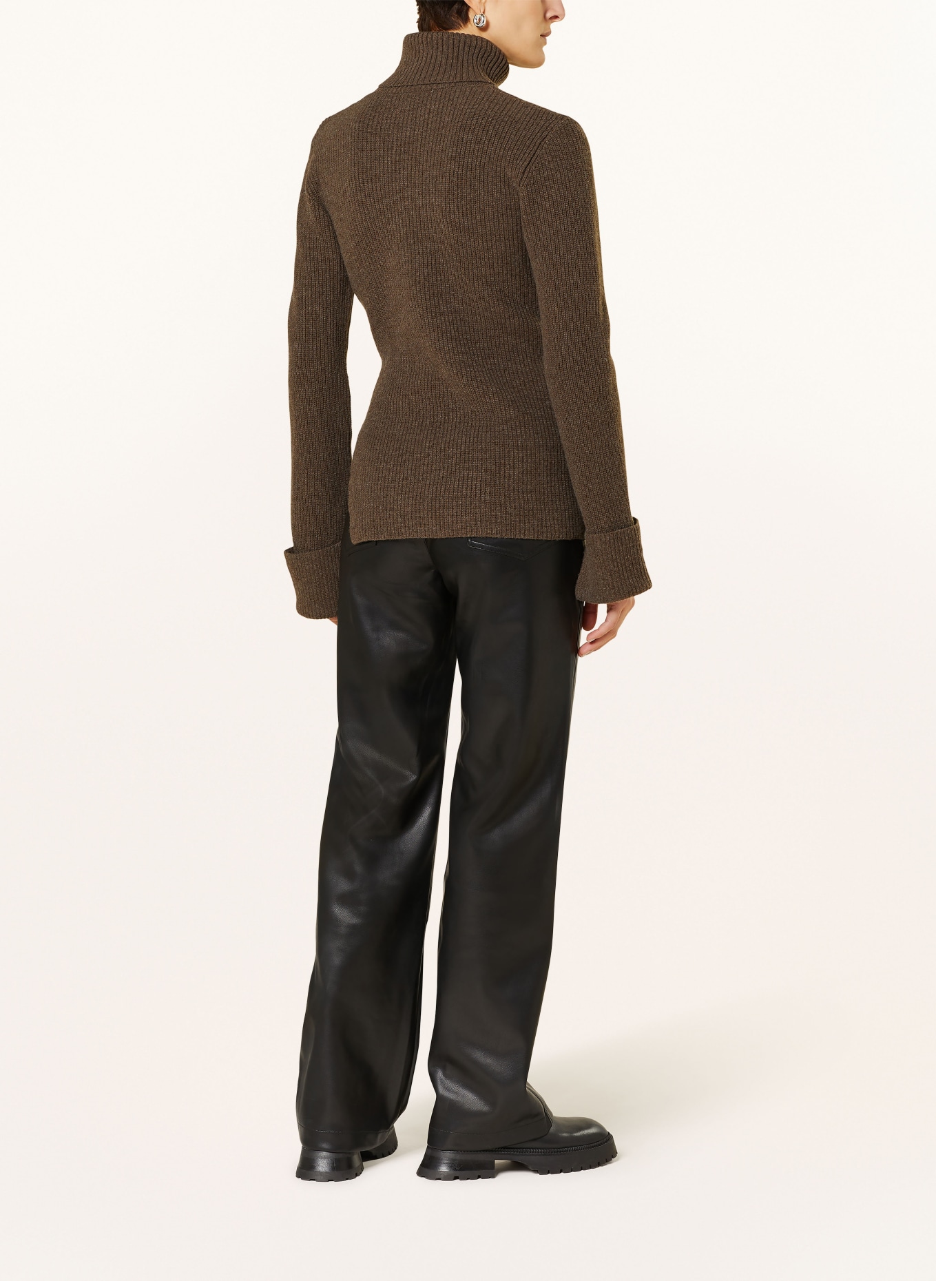 HOLZWEILER Turtleneck sweater JESSIE, Color: BROWN (Image 3)