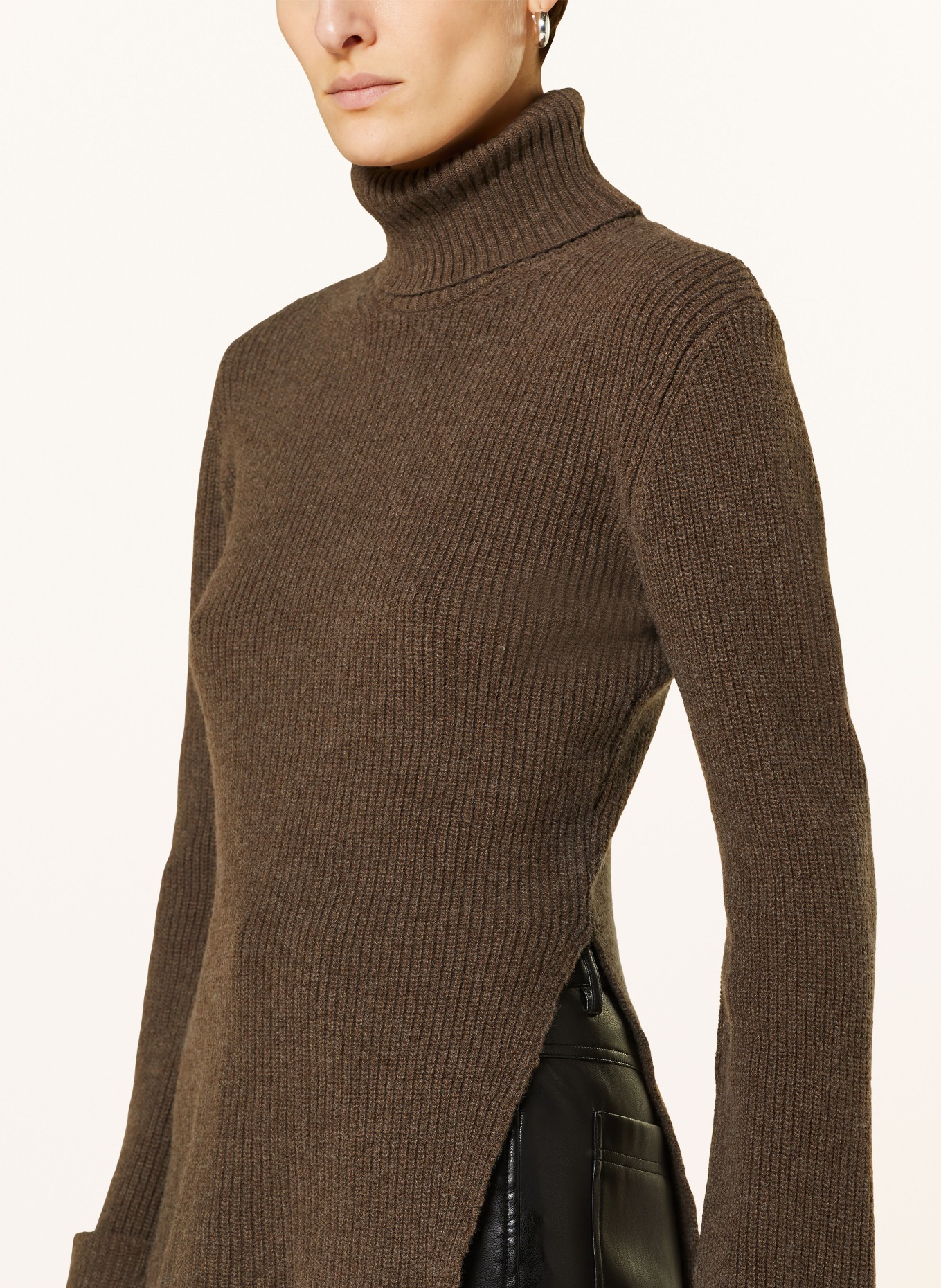 HOLZWEILER Turtleneck sweater JESSIE, Color: BROWN (Image 4)