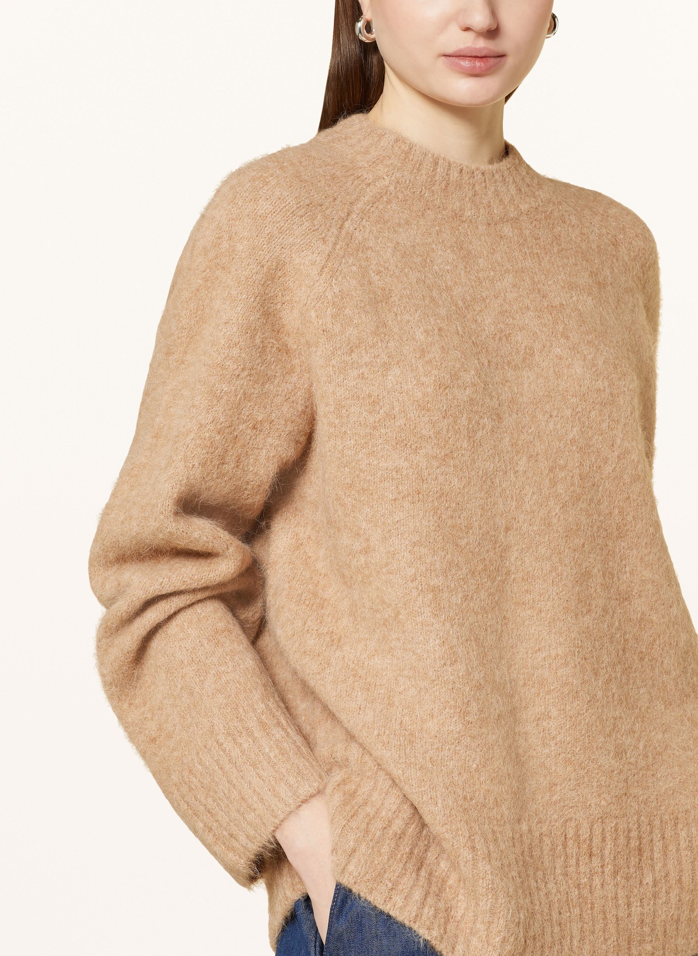 HOLZWEILER Sweater FURE with alpaca, Color: BEIGE (Image 4)