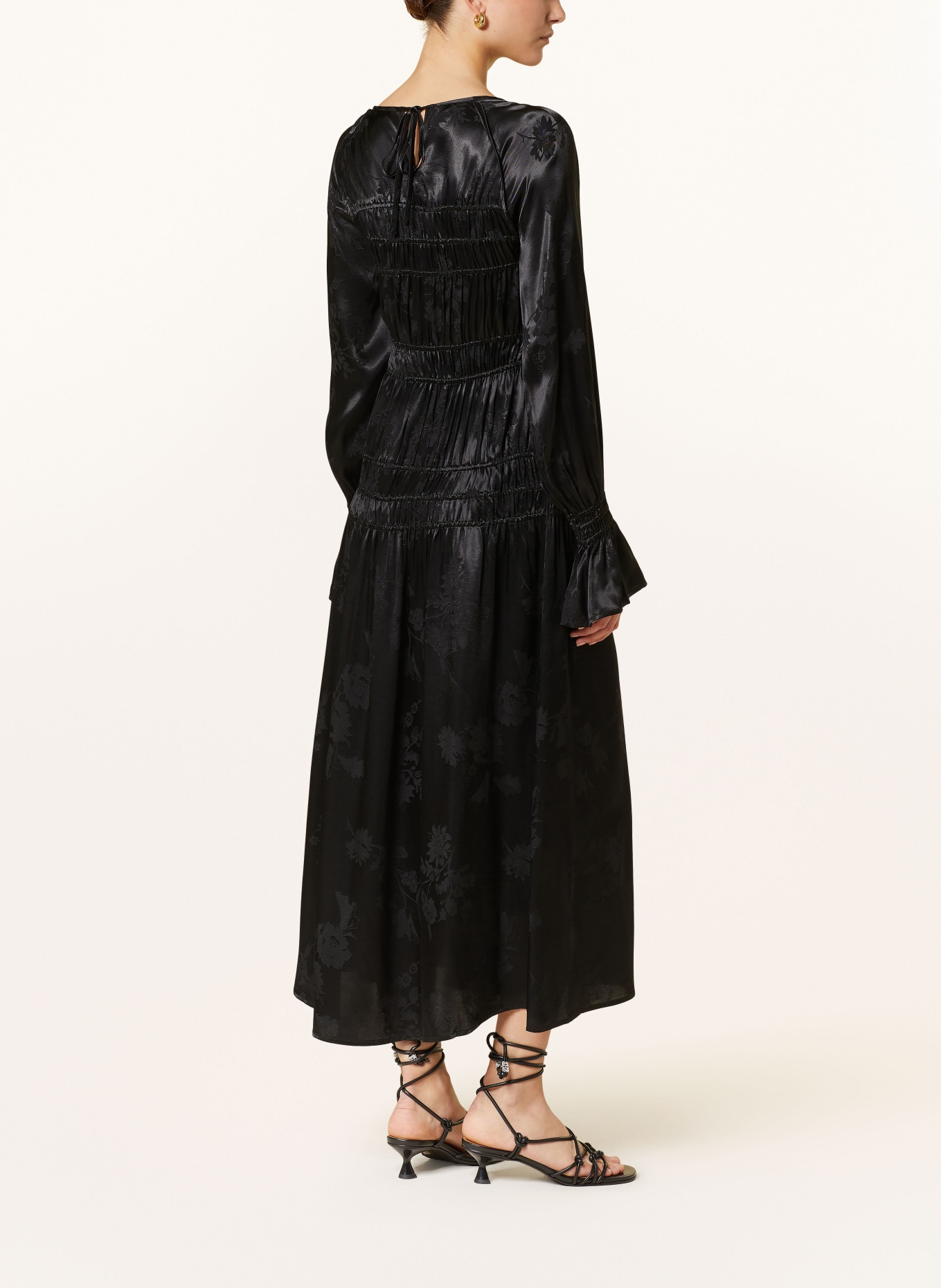 HOLZWEILER Satin dress LOFTA, Color: BLACK (Image 3)