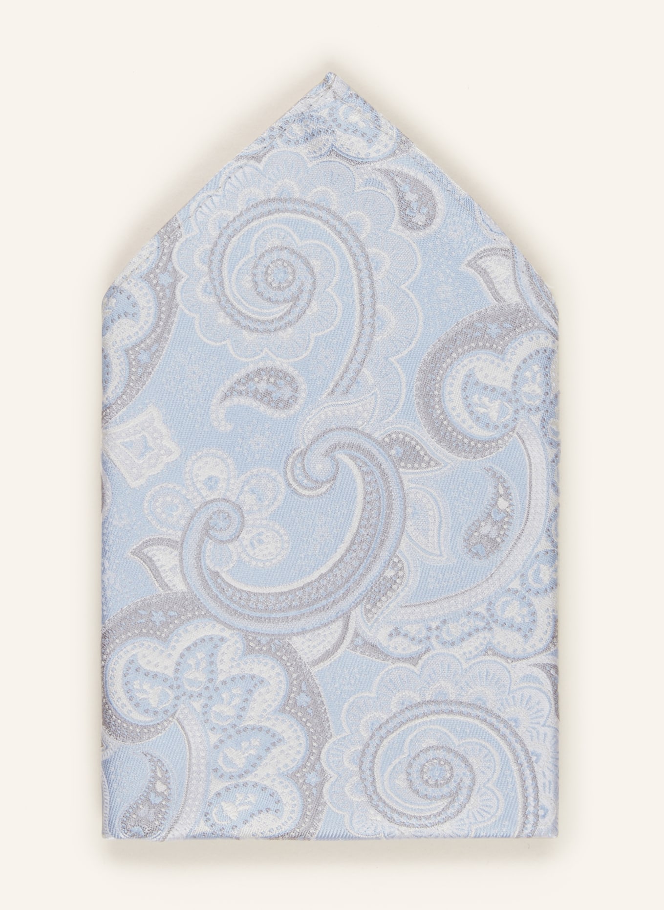 Prince BOWTIE Zestaw: mucha z poszetką: JASNONIEBIESKI