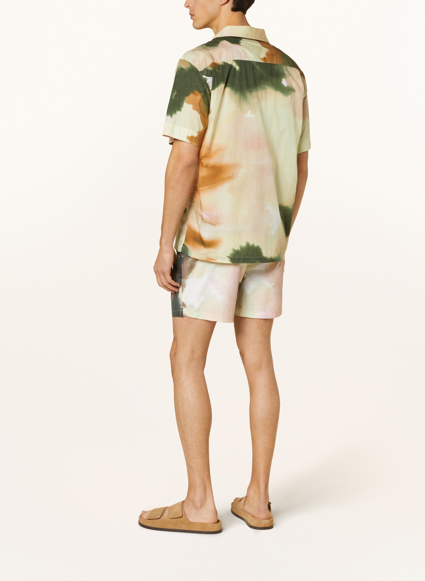 CLOSED Resort shirt comfort fit, Color: LIGHT YELLOW/ GREEN/ BROWN (Image 3)