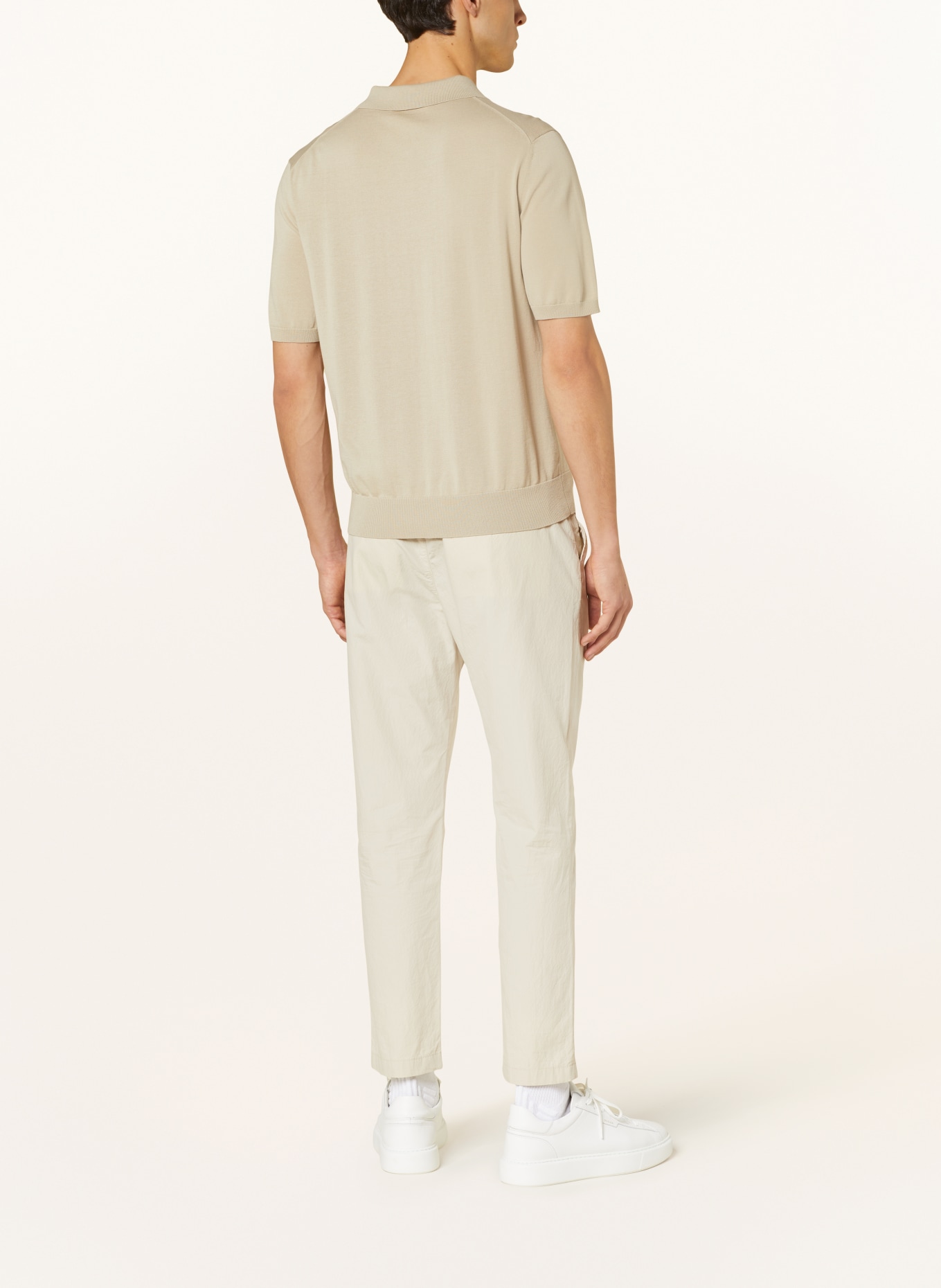 CLOSED Strick-Poloshirt, Farbe: HELLBRAUN (Bild 3)