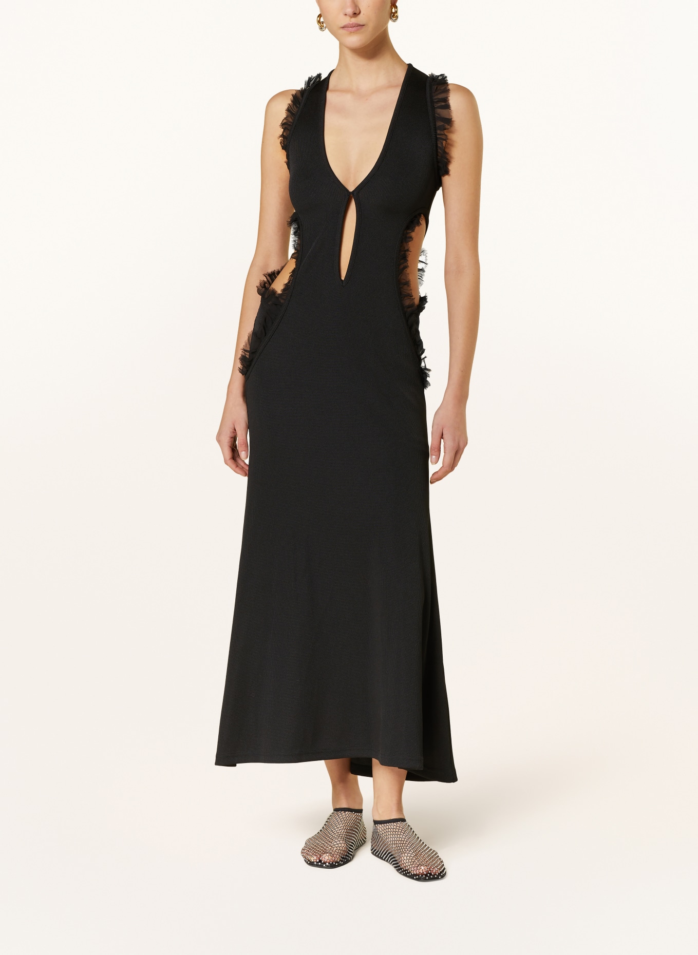 CHRISTOPHER ESBER Jersey dress CARINA with cut-outs, Color: BLACK (Image 2)