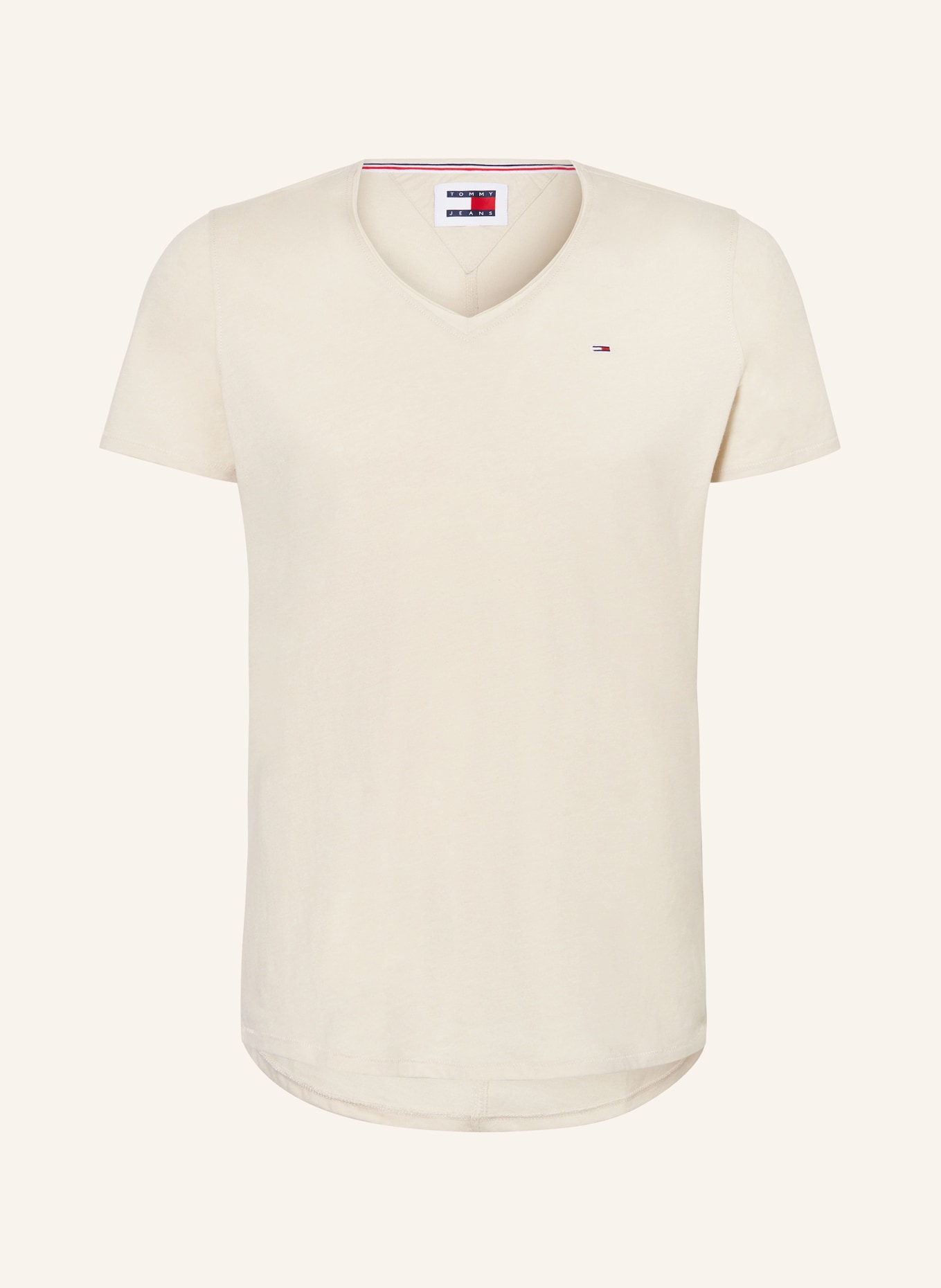 TOMMY JEANS T-Shirt: BEIGE