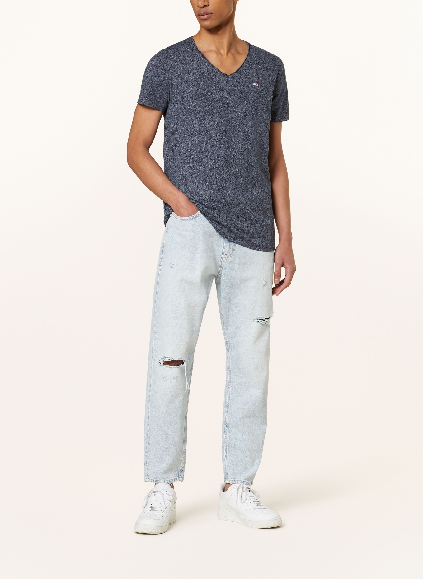 TOMMY JEANS T-Shirt: DUNKELBLAU