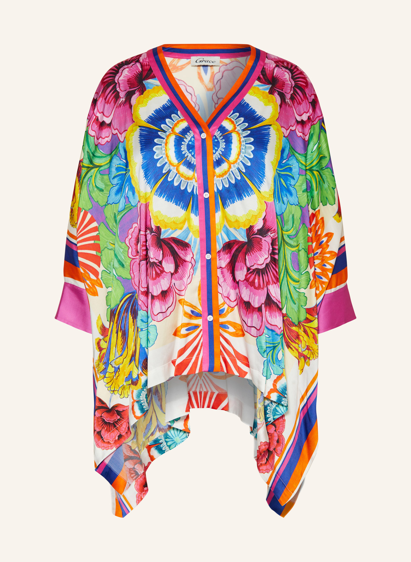 Grace Satin tunic: in the last step at check out