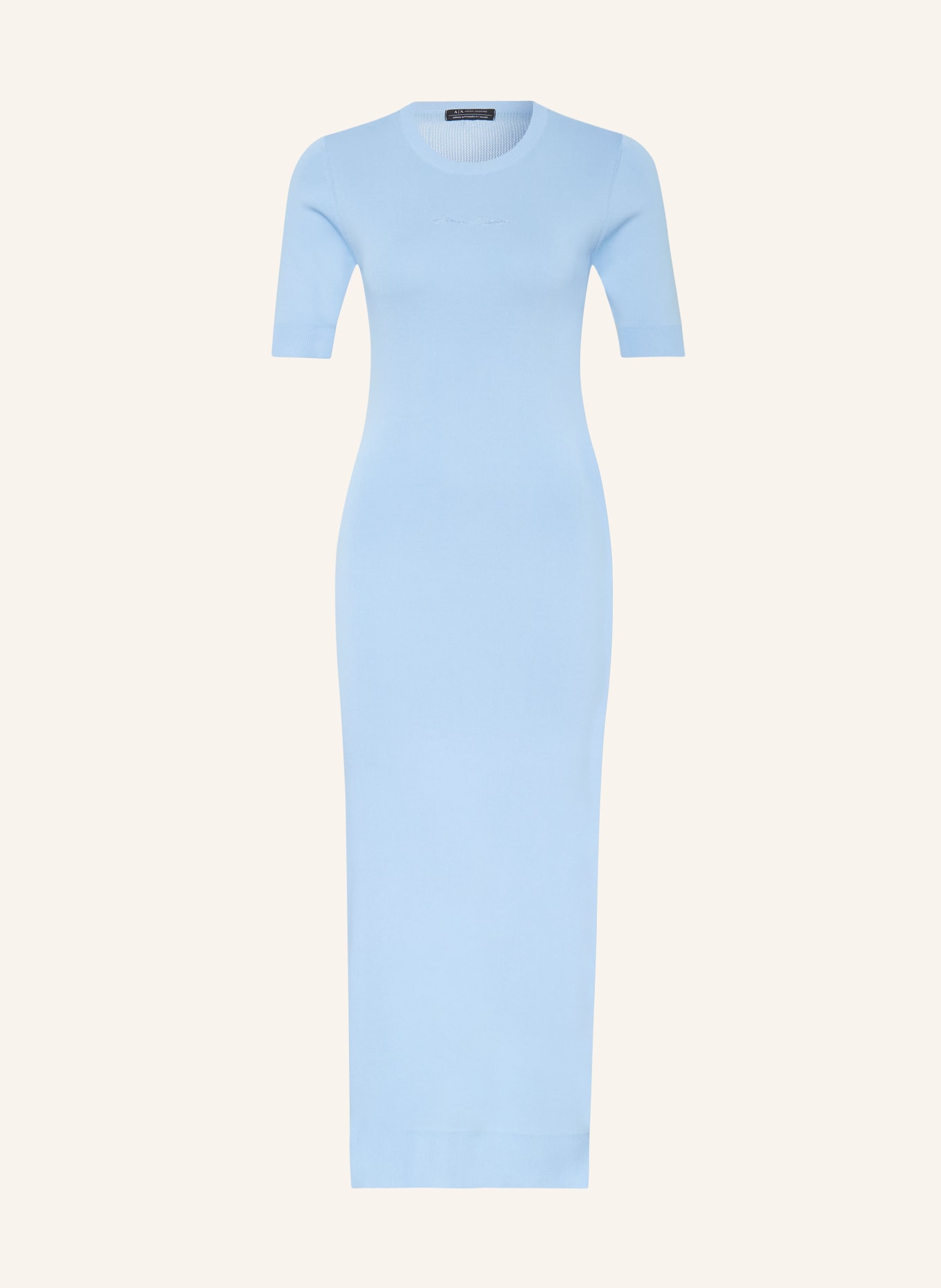 ARMANI EXCHANGE Knit dress, Color: LIGHT BLUE (Image 1)