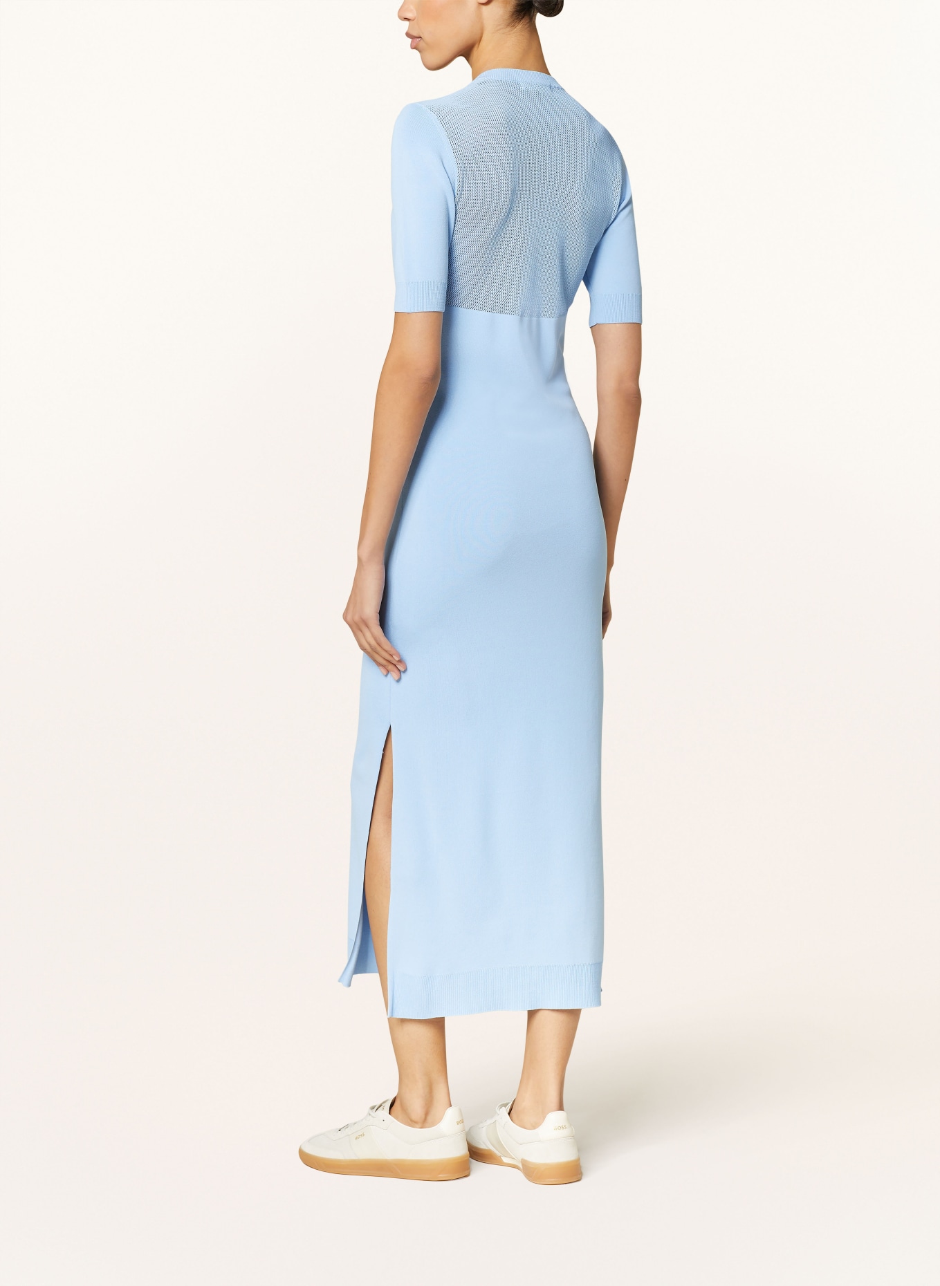 ARMANI EXCHANGE Pletené šaty, Barva: TMAVĚ MODRÁ (Obrázek 3)