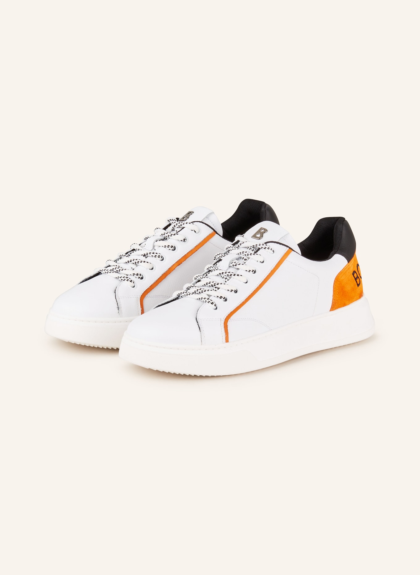 BOGNER Sneakers MILAN 11, Color: WHITE/ ORANGE (Image 1)