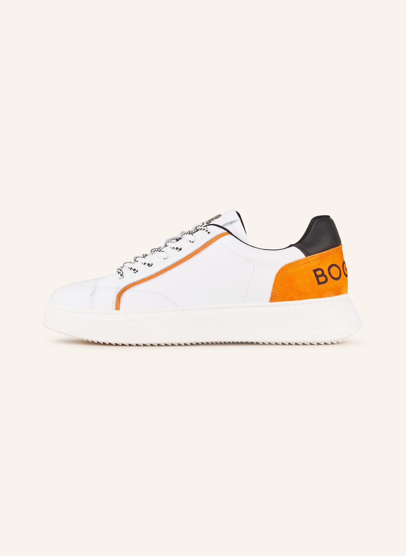 BOGNER Sneakers MILAN 11, Color: WHITE/ ORANGE (Image 4)
