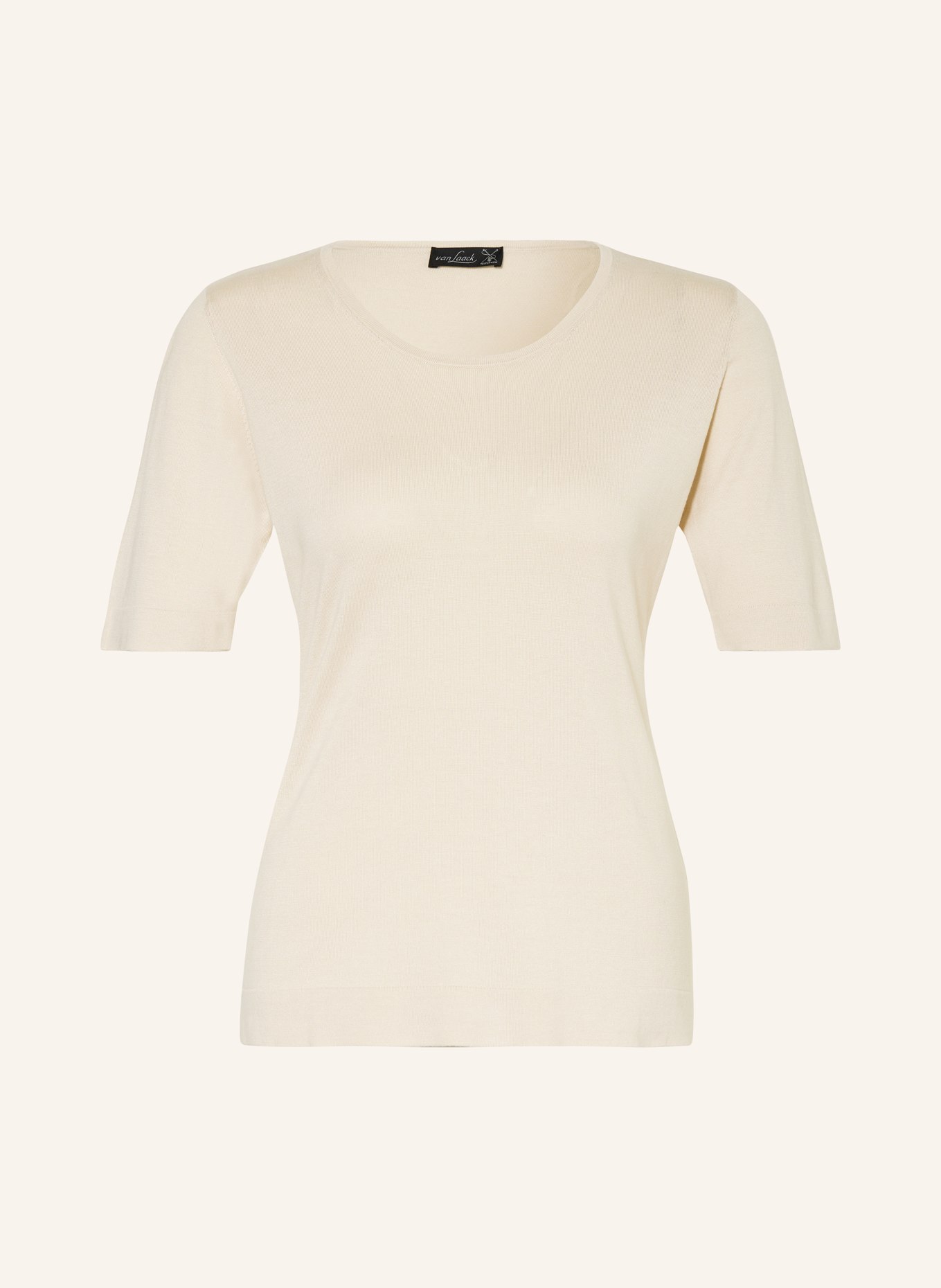 van Laack Knit shirt CAROLS, Color: BEIGE (Image 1)