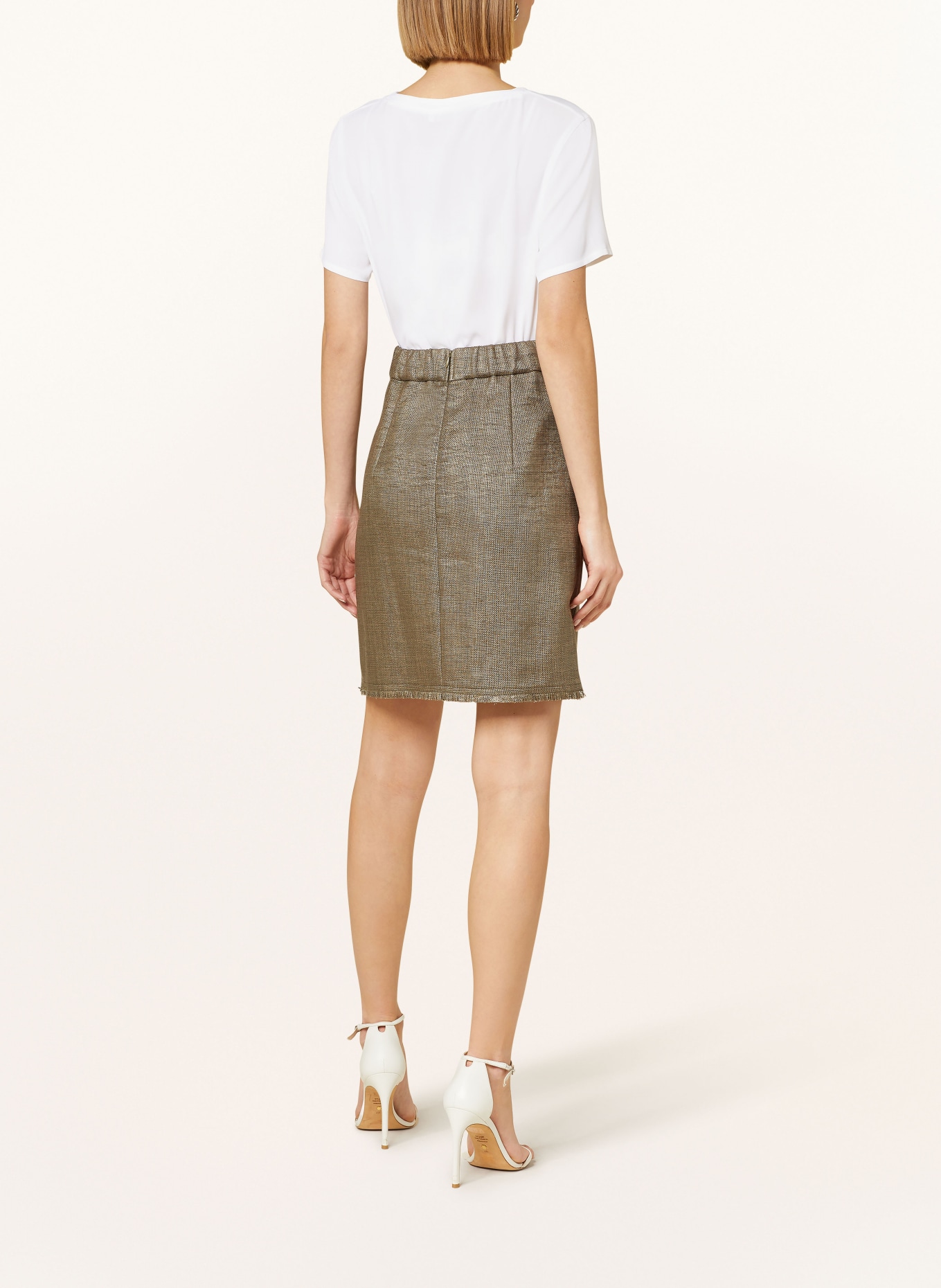 RIANI Skirt, Color: OLIVE (Image 3)