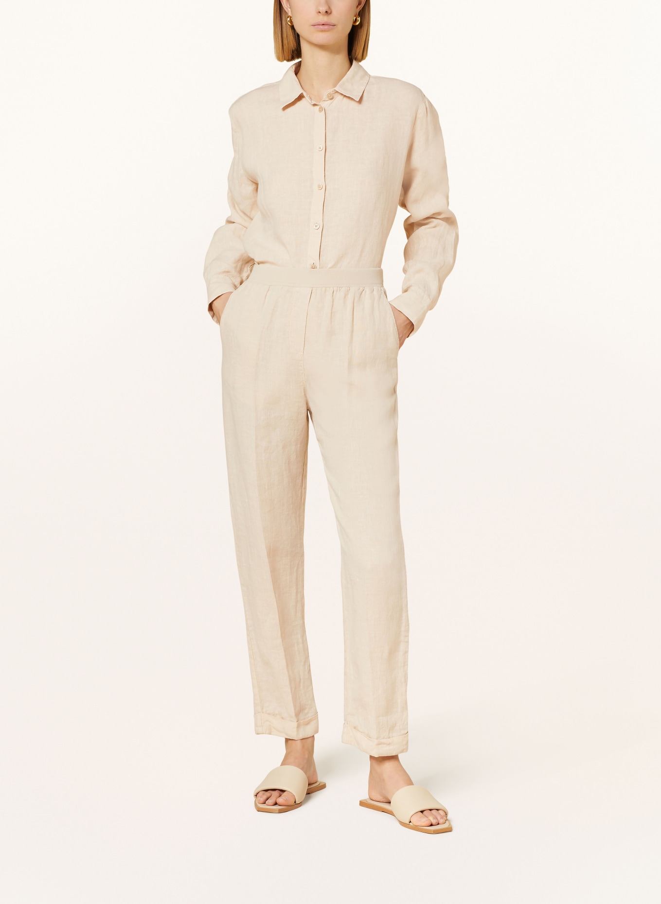 RIANI Linen trousers, Color: BEIGE (Image 2)