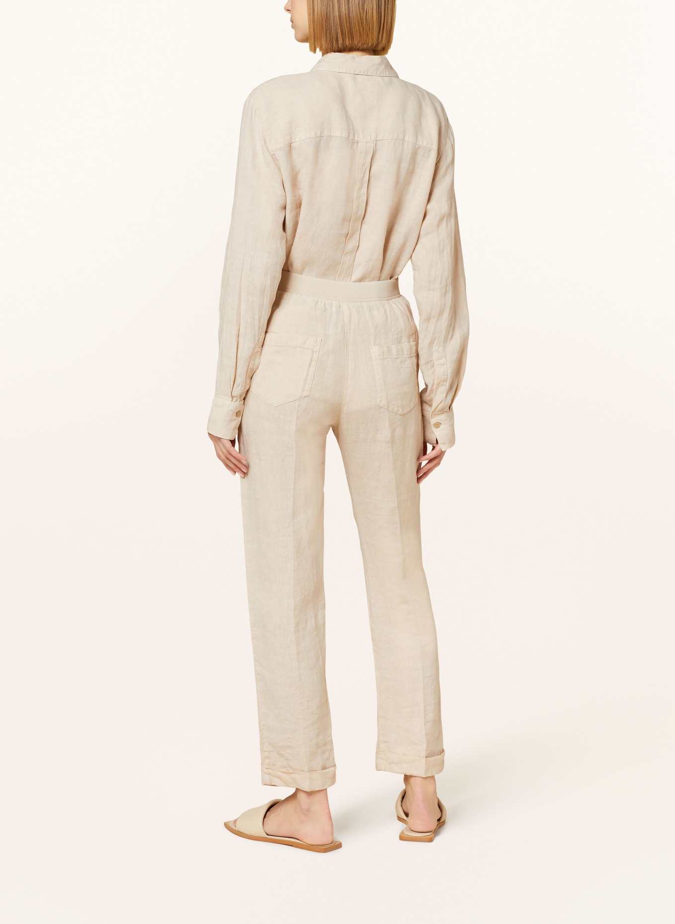 RIANI Linen trousers, Color: BEIGE (Image 3)