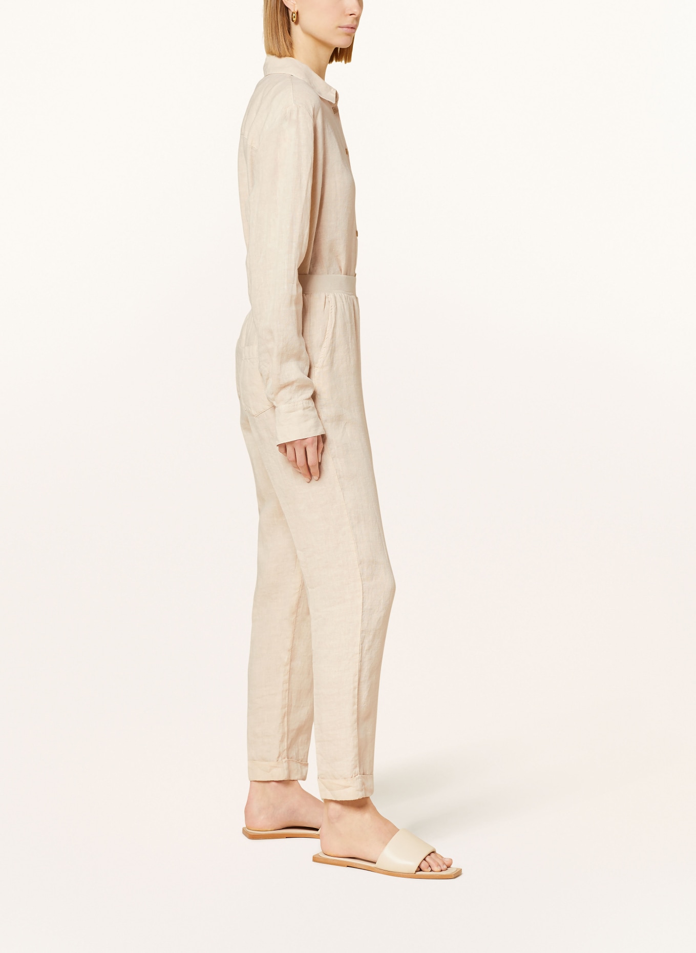 RIANI Linen trousers, Color: BEIGE (Image 4)