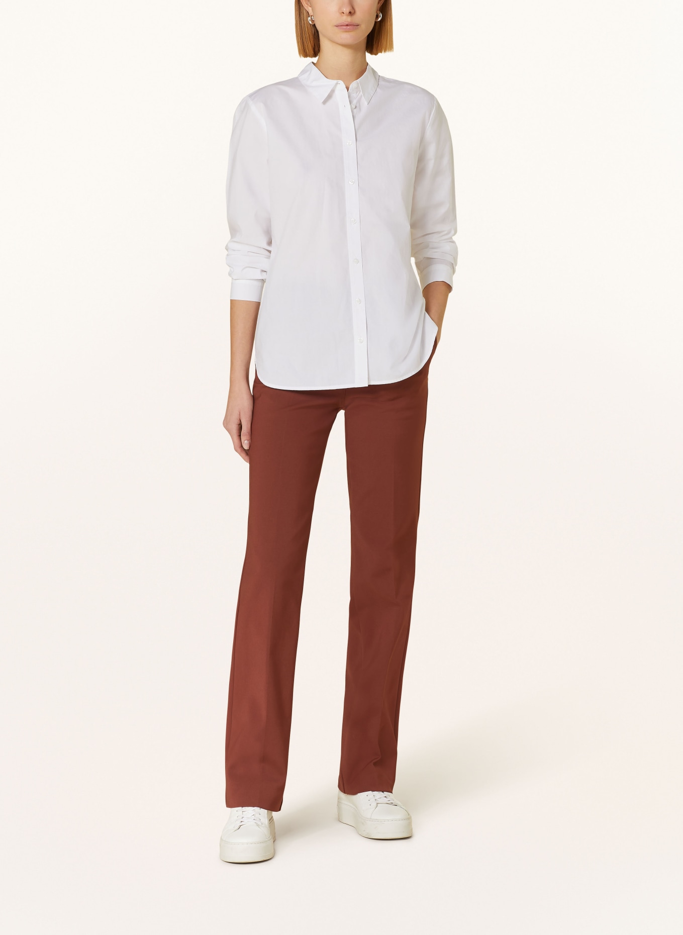 comma casual identity Shirt blouse, Color: WHITE (Image 2)