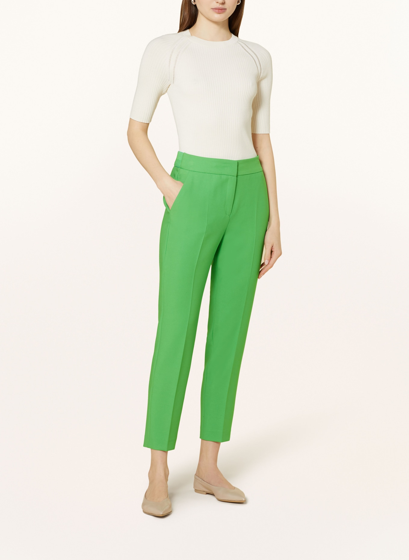 s.Oliver BLACK LABEL Trousers, Color: GREEN (Image 2)