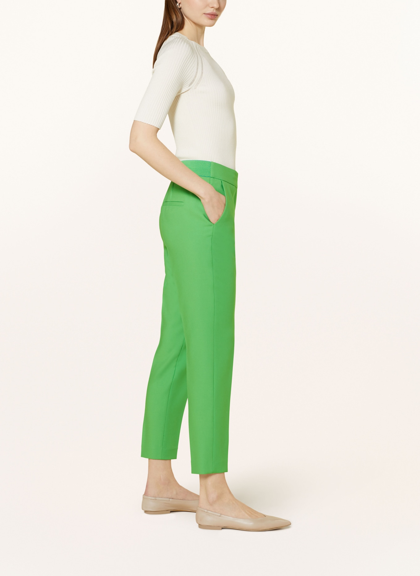 s.Oliver BLACK LABEL Trousers, Color: GREEN (Image 4)