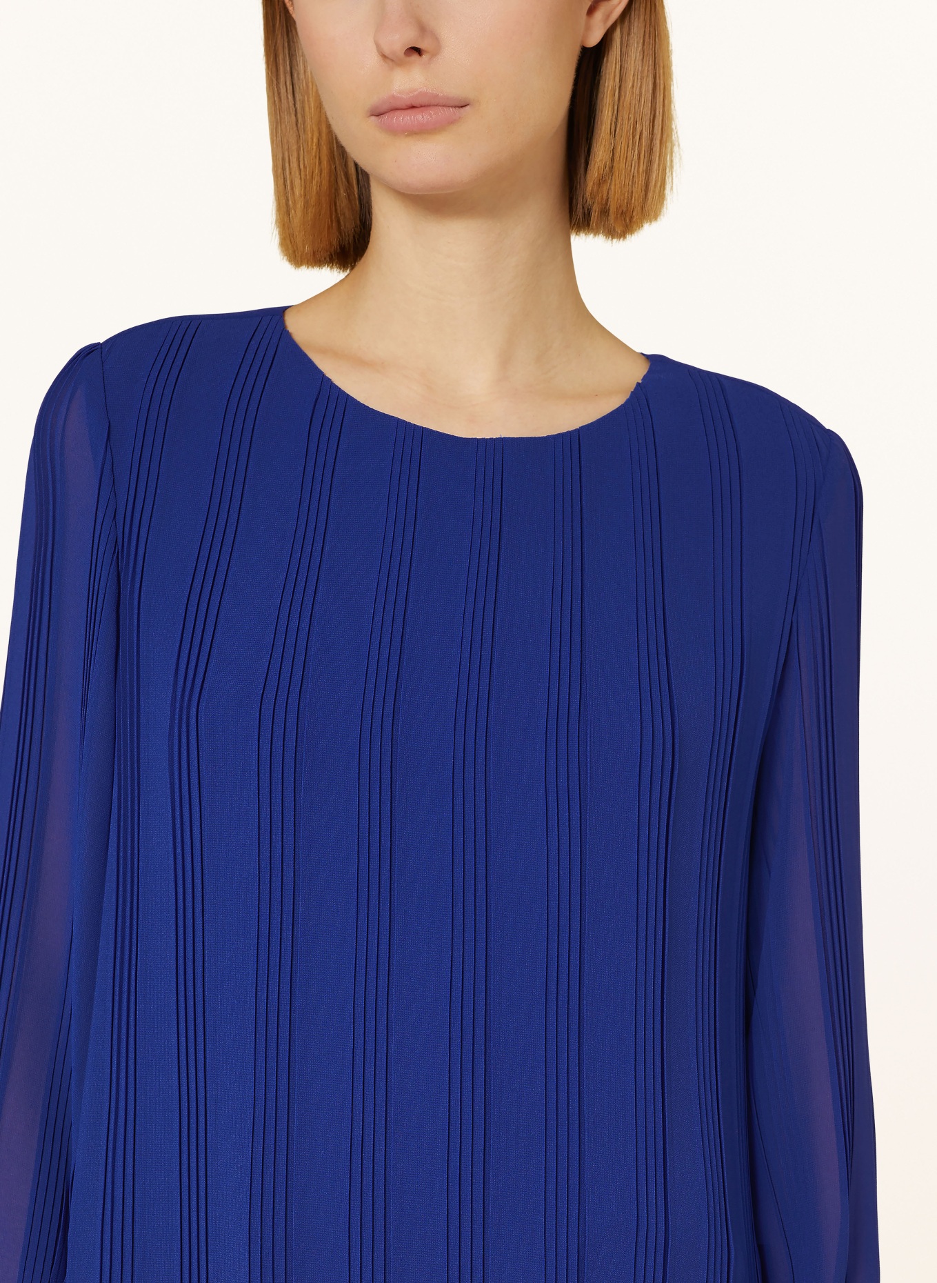 comma Shirt blouse, Color: DARK BLUE (Image 4)