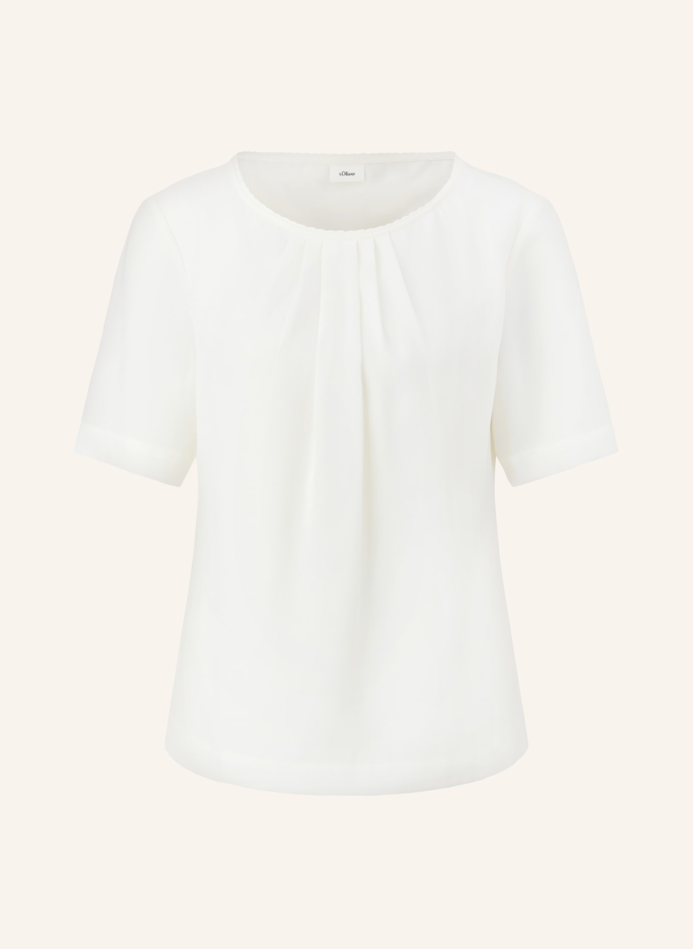 s.Oliver BLACK LABEL Shirt blouse, Color: WHITE (Image 1)