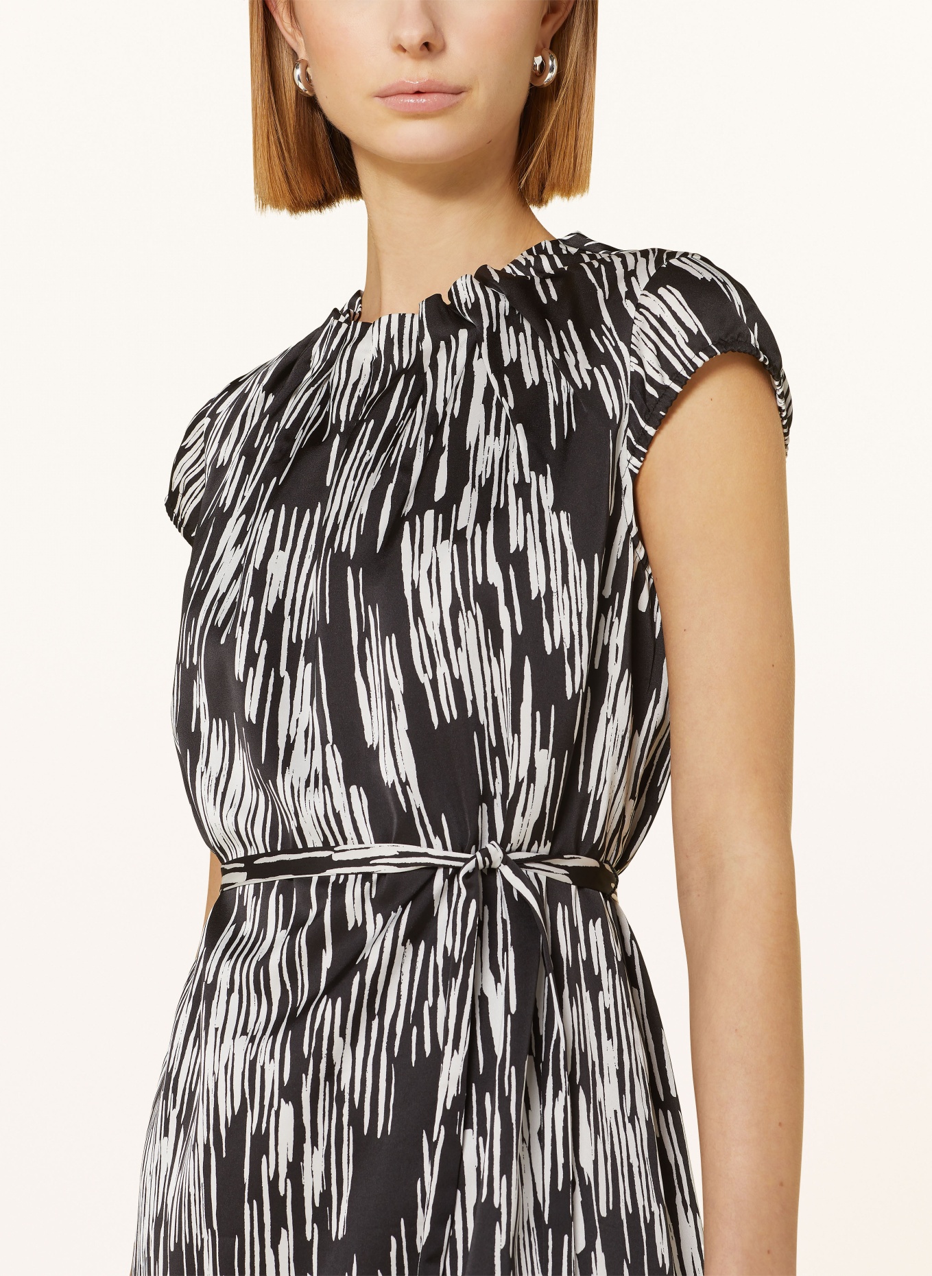 comma Dress, Color: BLACK/ WHITE (Image 4)