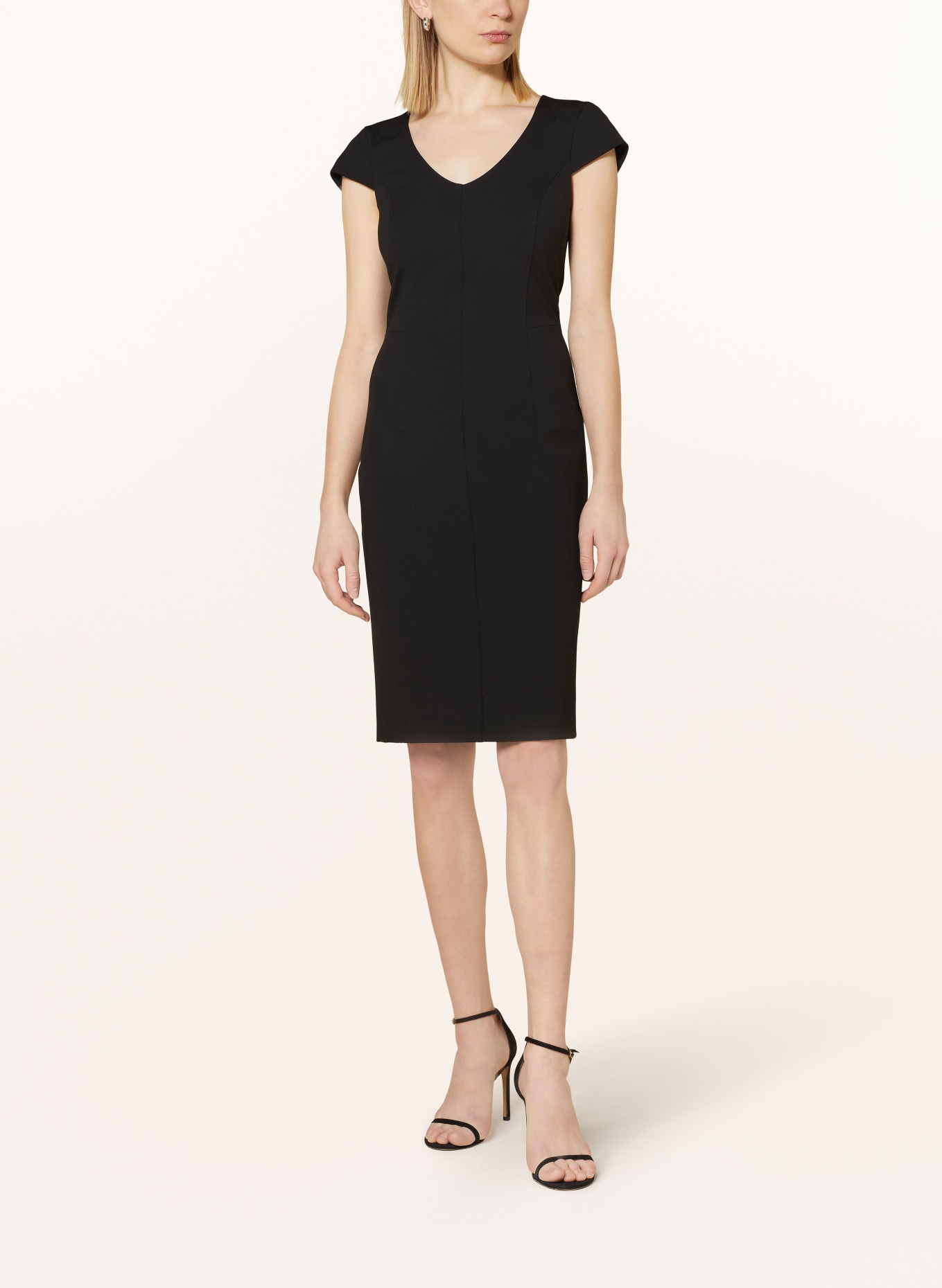comma Sheath dress, Color: BLACK (Image 2)