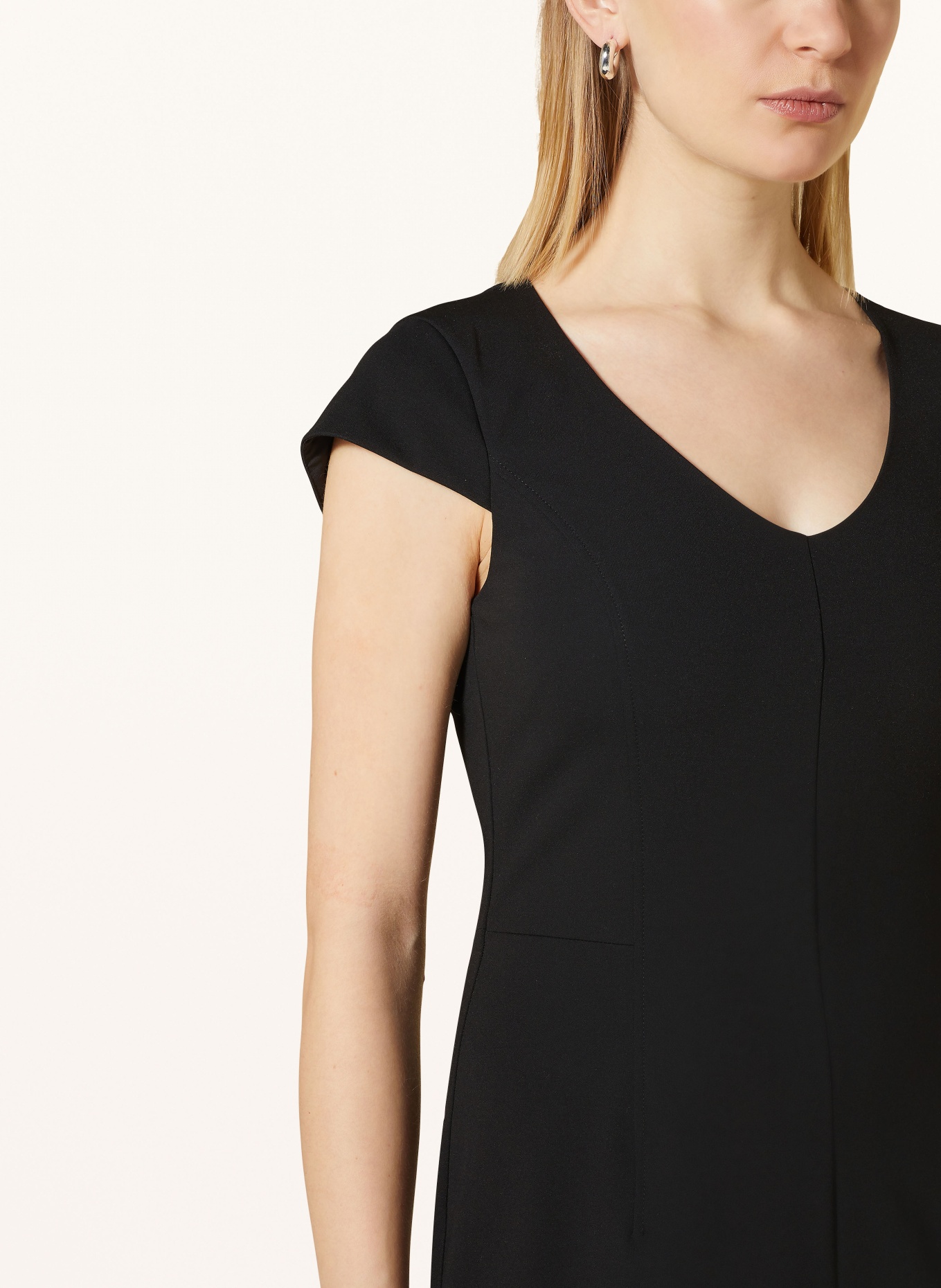 comma Sheath dress, Color: BLACK (Image 4)