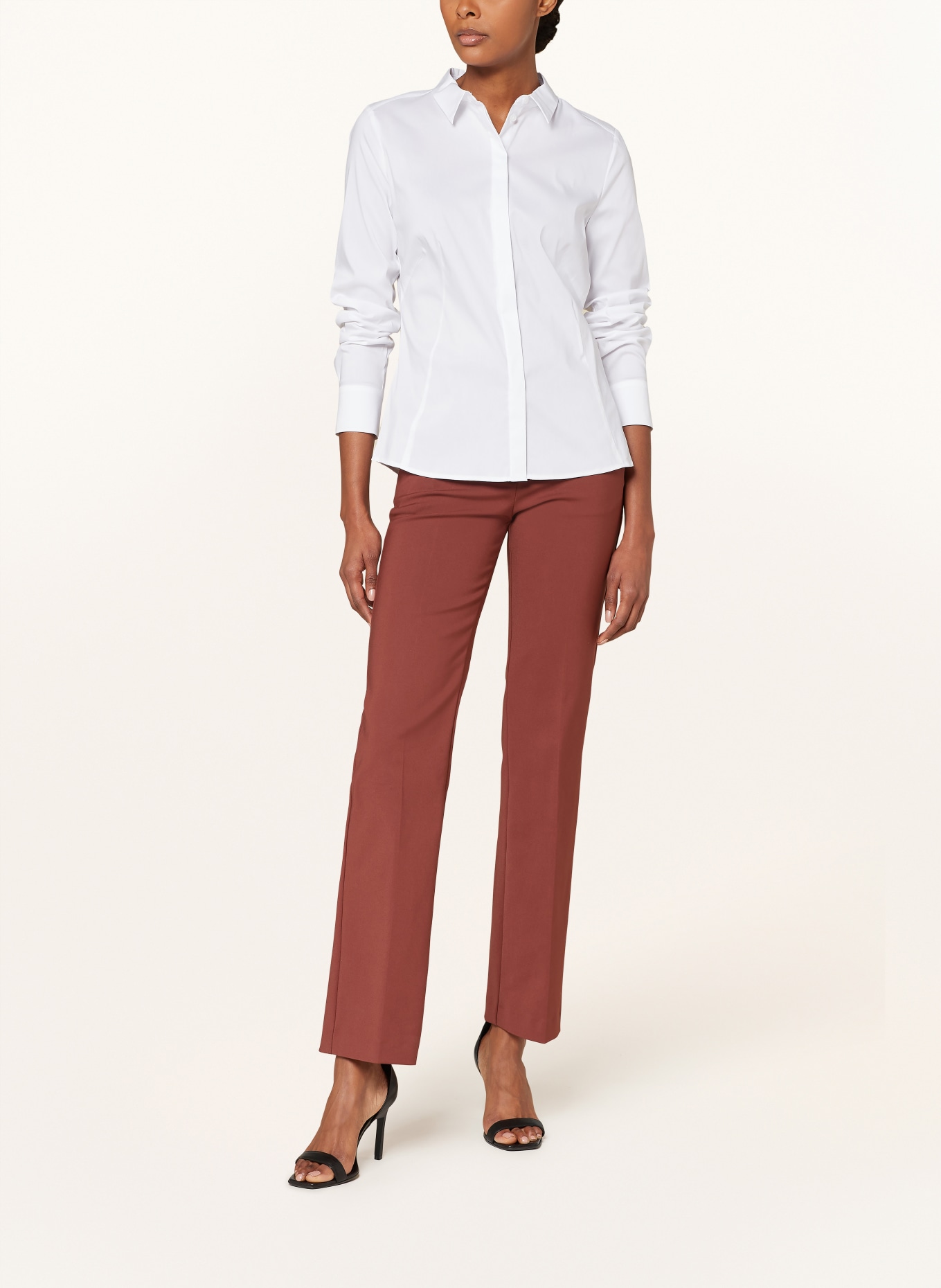 comma Shirt blouse, Color: WHITE (Image 2)