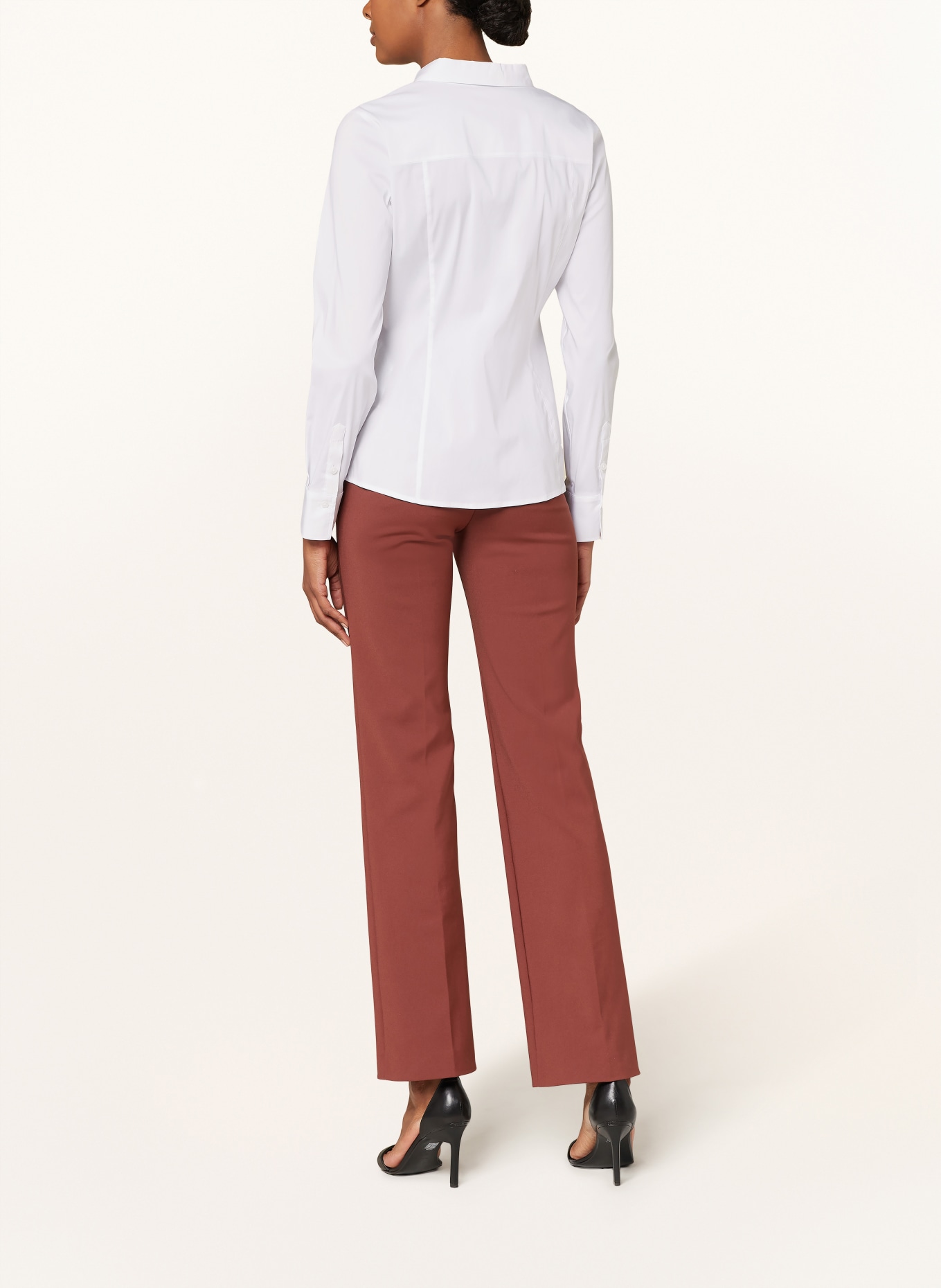 comma Shirt blouse, Color: WHITE (Image 3)