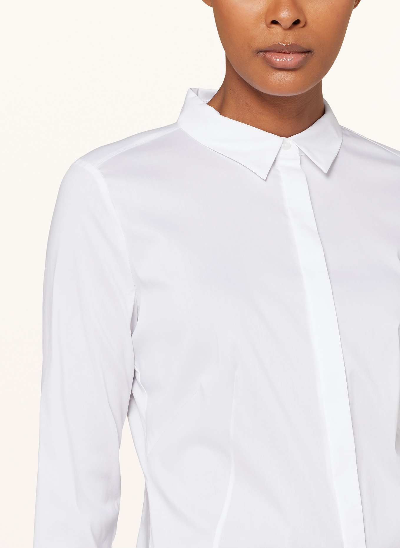 comma Shirt blouse, Color: WHITE (Image 4)