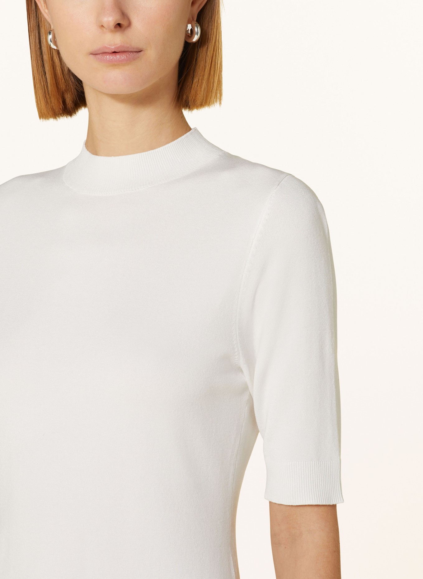 comma Knit shirt, Color: WHITE (Image 4)
