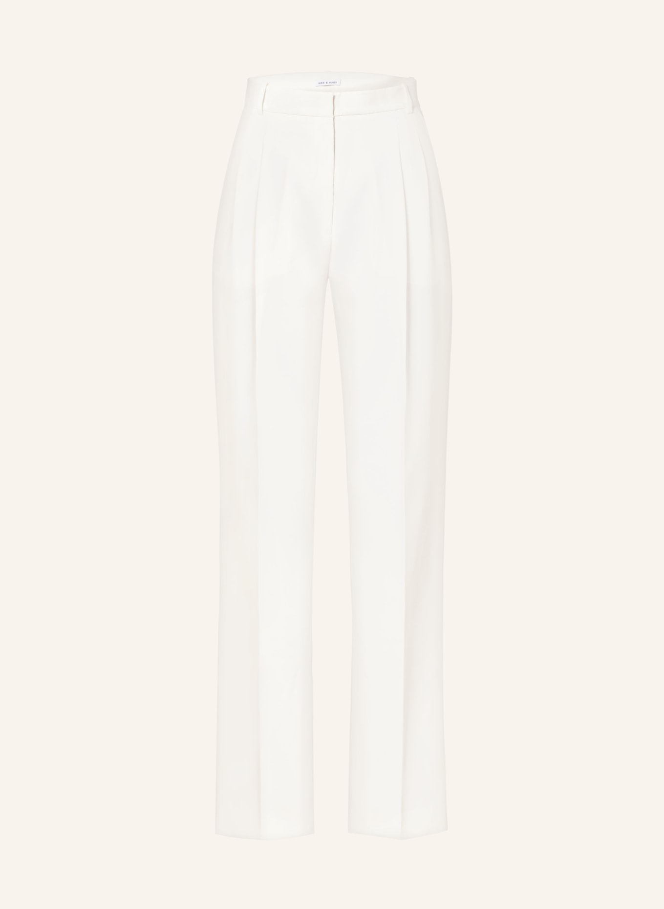 MRS & HUGS Wide leg trousers, Color: WHITE (Image 1)