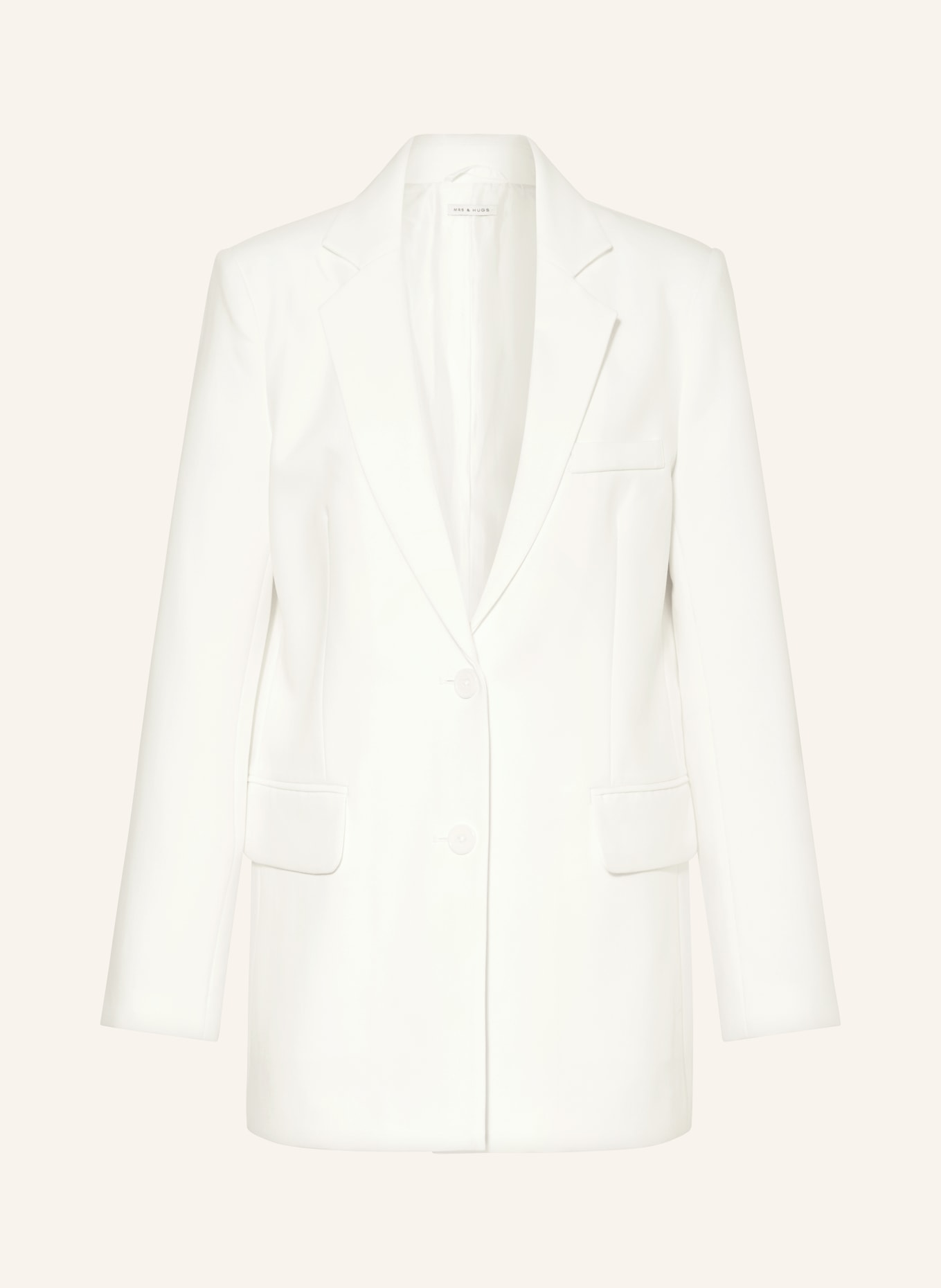 MRS & HUGS Blazer, Color: WHITE (Image 1)