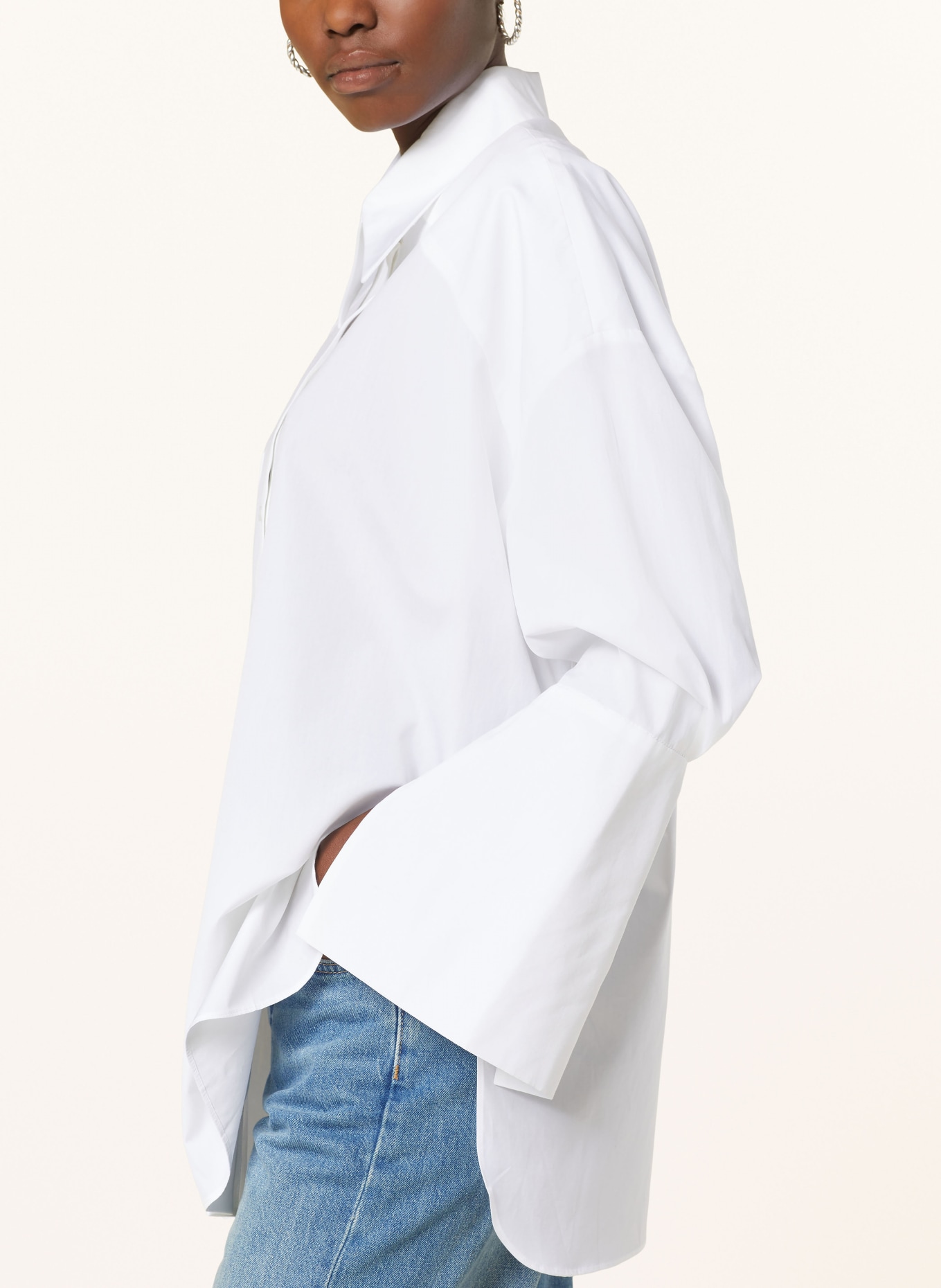 EVA MANN Shirt blouse ALMA POLO, Color: WHITE (Image 4)