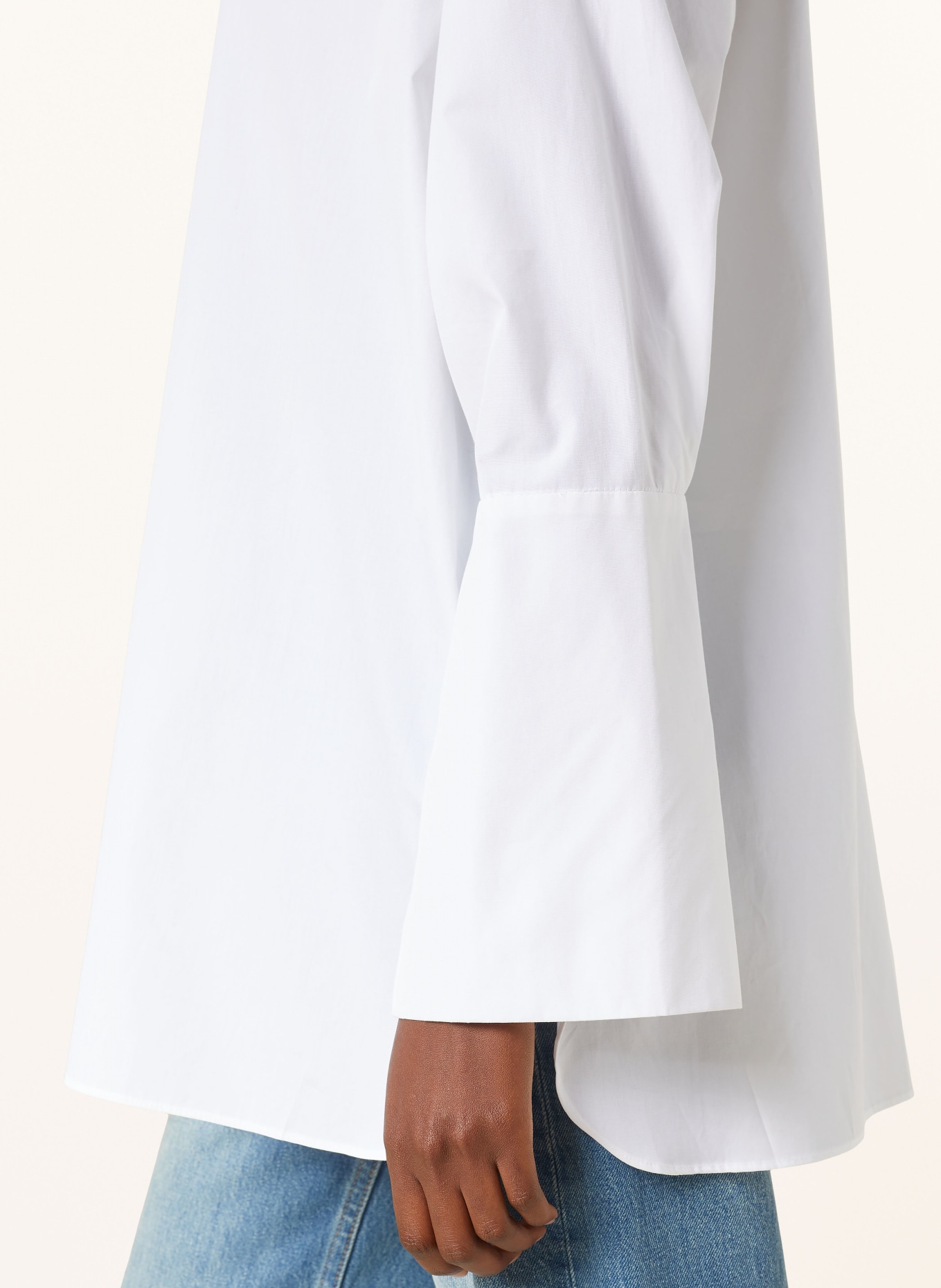 EVA MANN Shirt blouse ALMA POLO, Color: WHITE (Image 5)