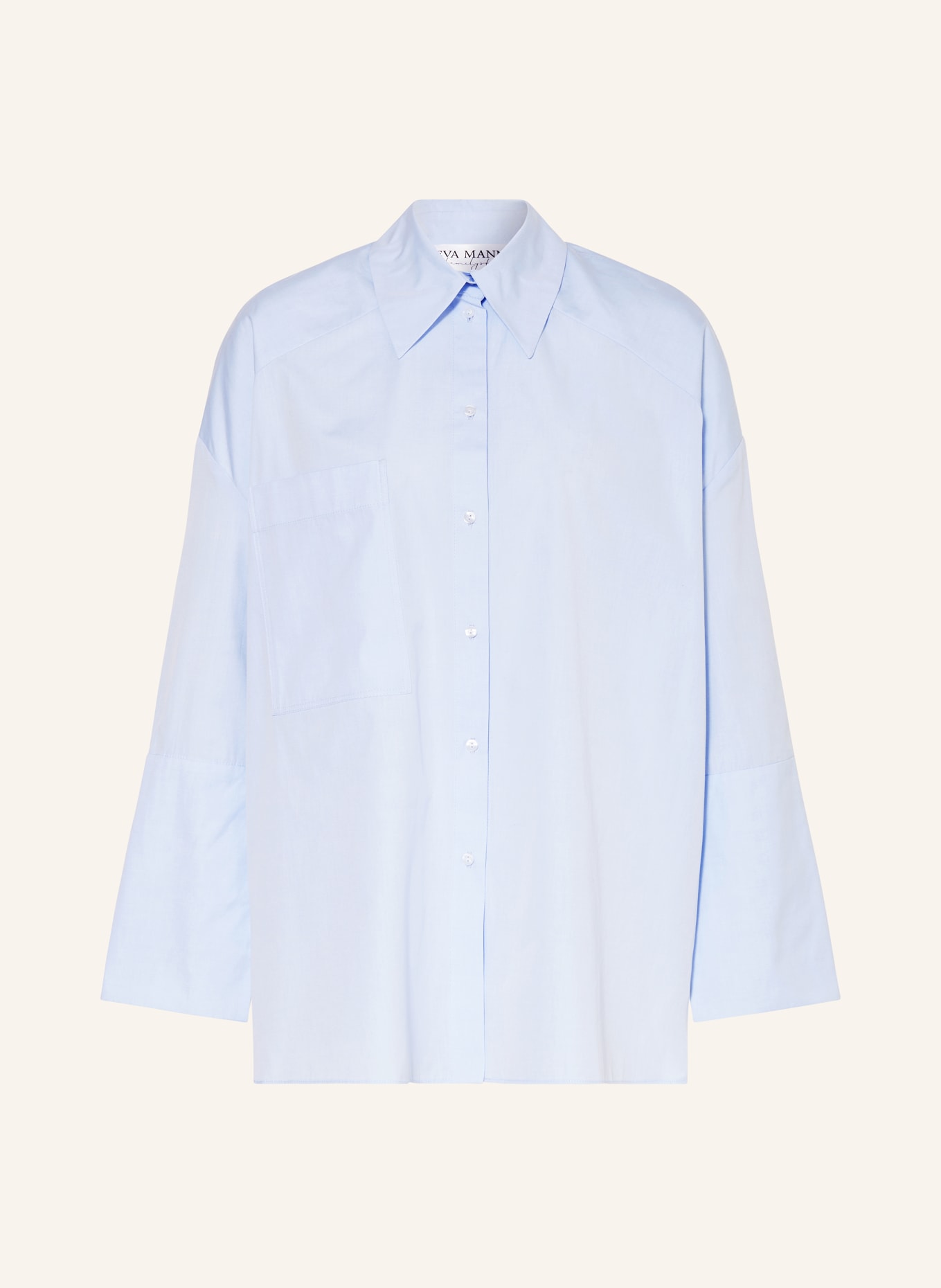 EVA MANN Shirt blouse ALMA ALVERCA, Color: LIGHT BLUE (Image 1)