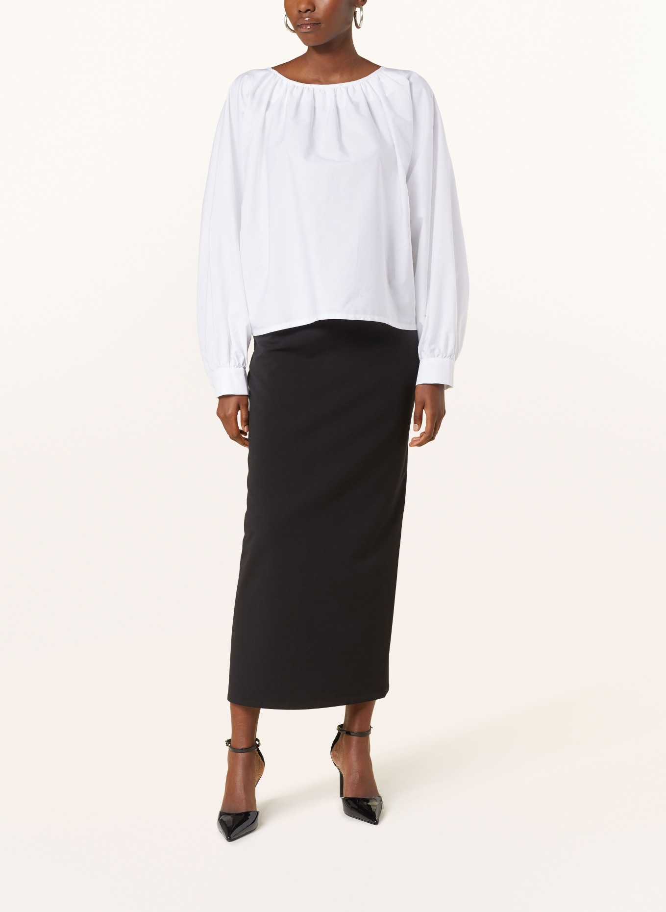 EVA MANN Shirt blouse ANNELI WINSTON, Color: WHITE (Image 2)