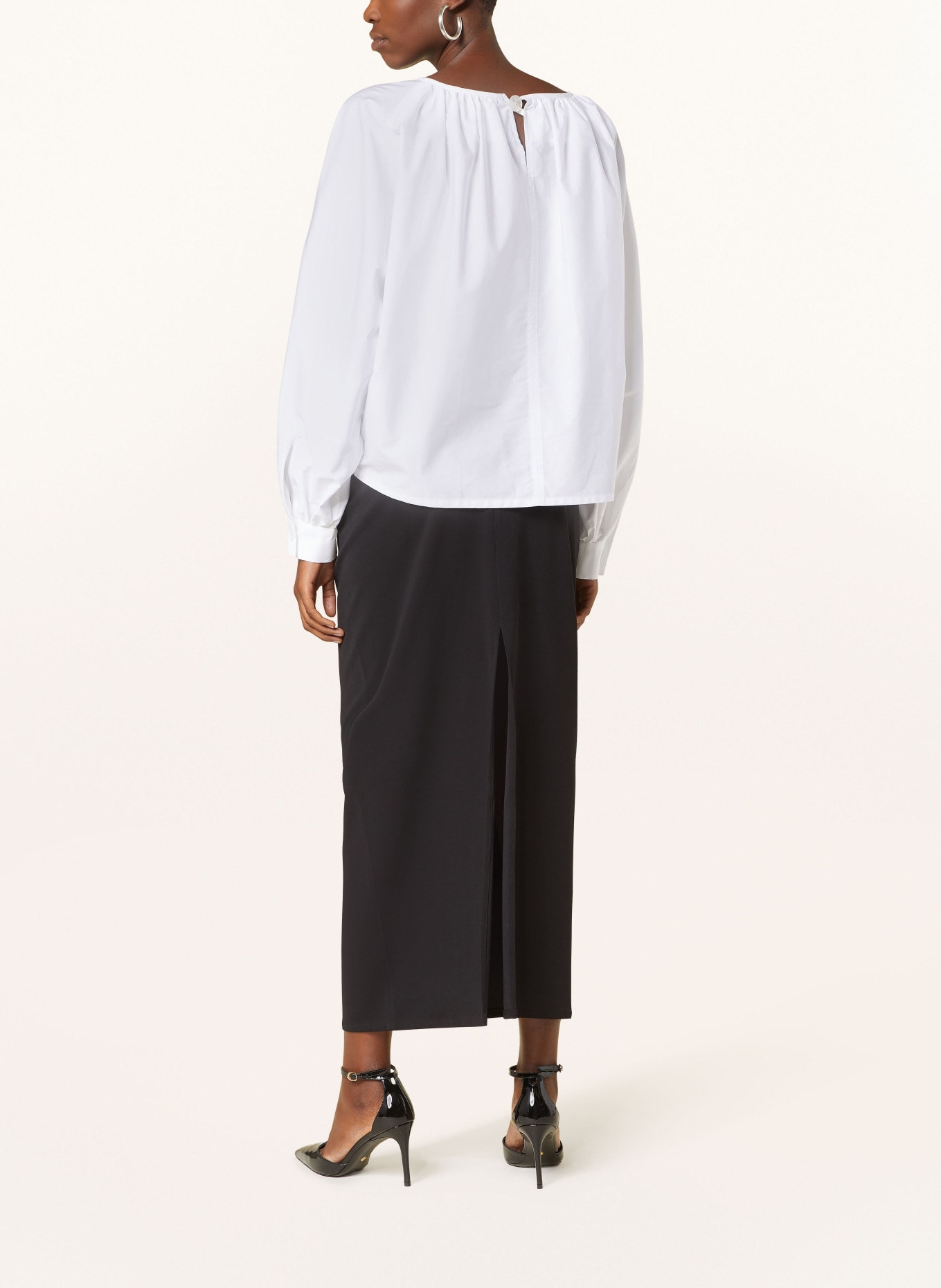 EVA MANN Shirt blouse ANNELI WINSTON, Color: WHITE (Image 3)