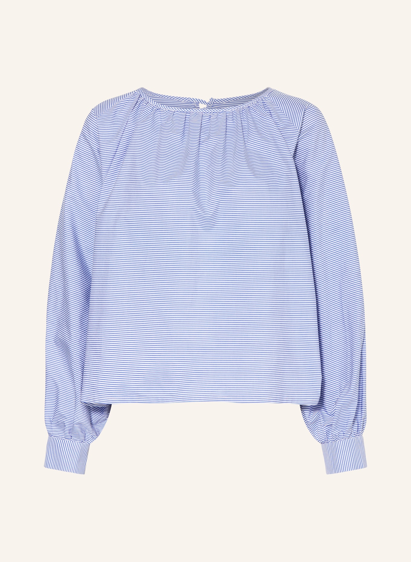 EVA MANN Shirt blouse ANNELI ALVERCA, Color: BLUE/ WHITE (Image 1)