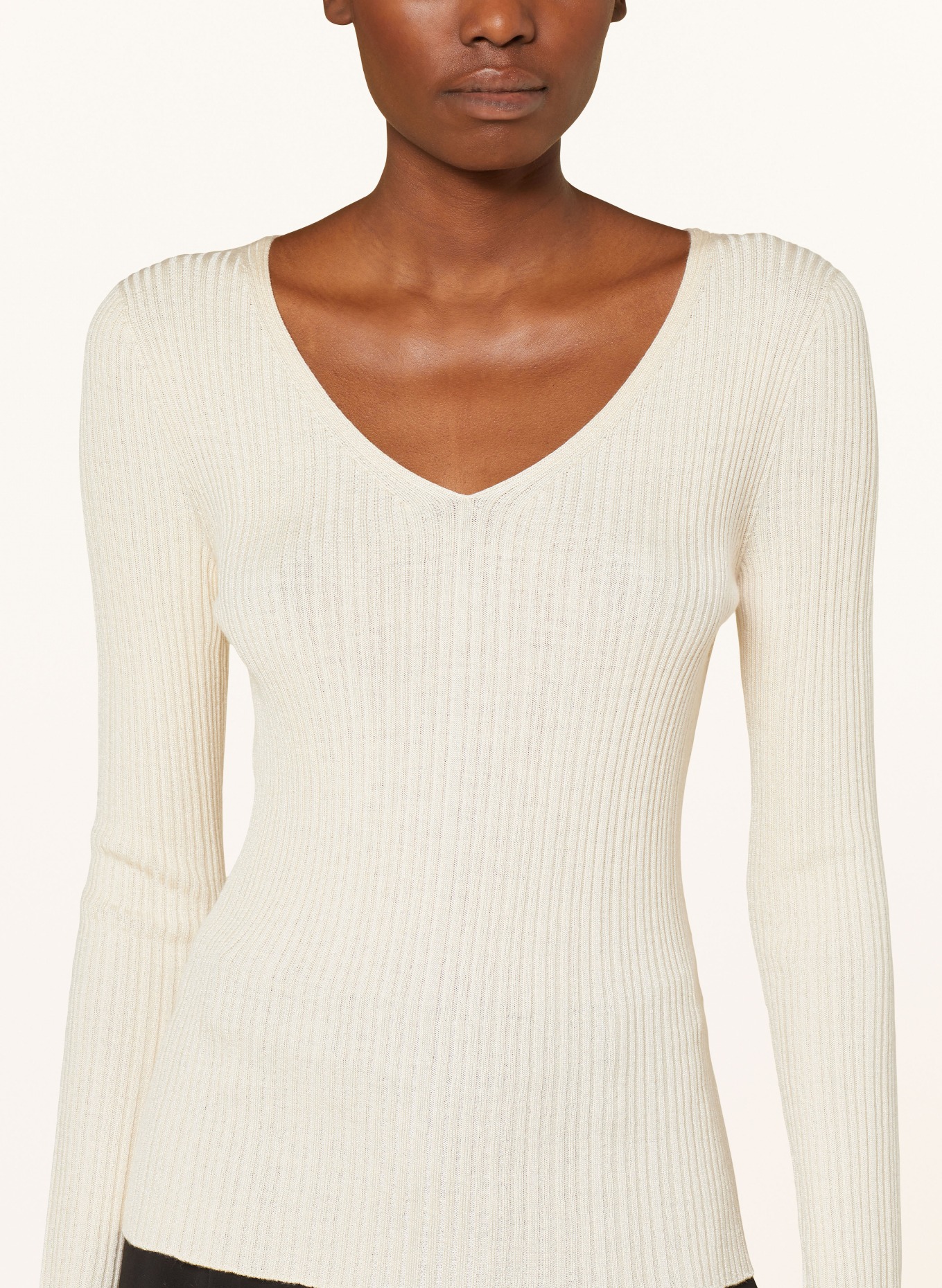 Theory Sweater, Color: ECRU (Image 4)