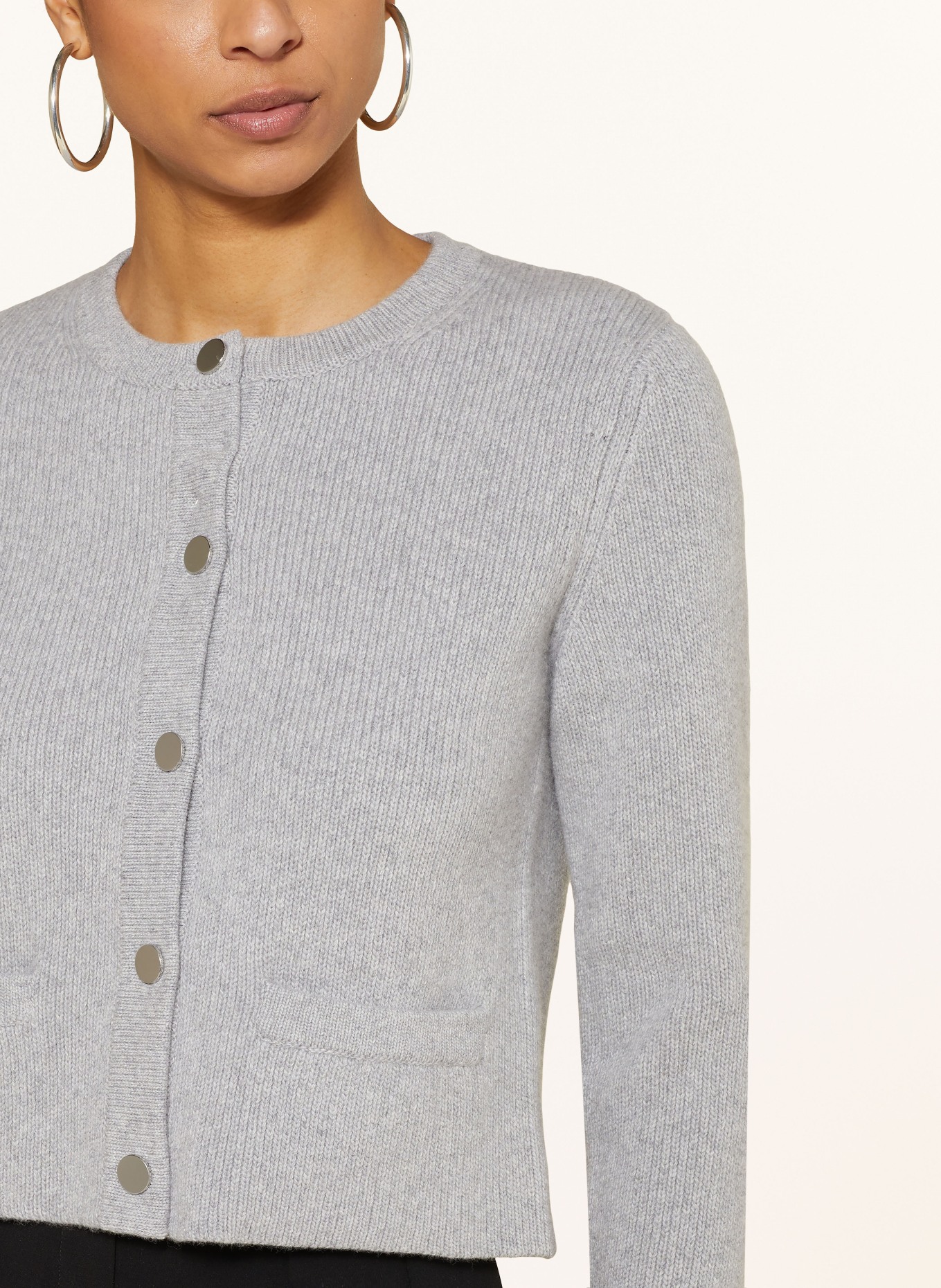 Theory Cardigan, Color: GRAY (Image 4)