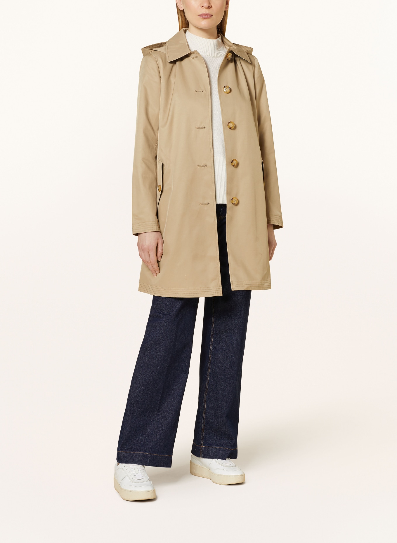 LAUREN RALPH LAUREN Trench coat, Color: BEIGE (Image 2)