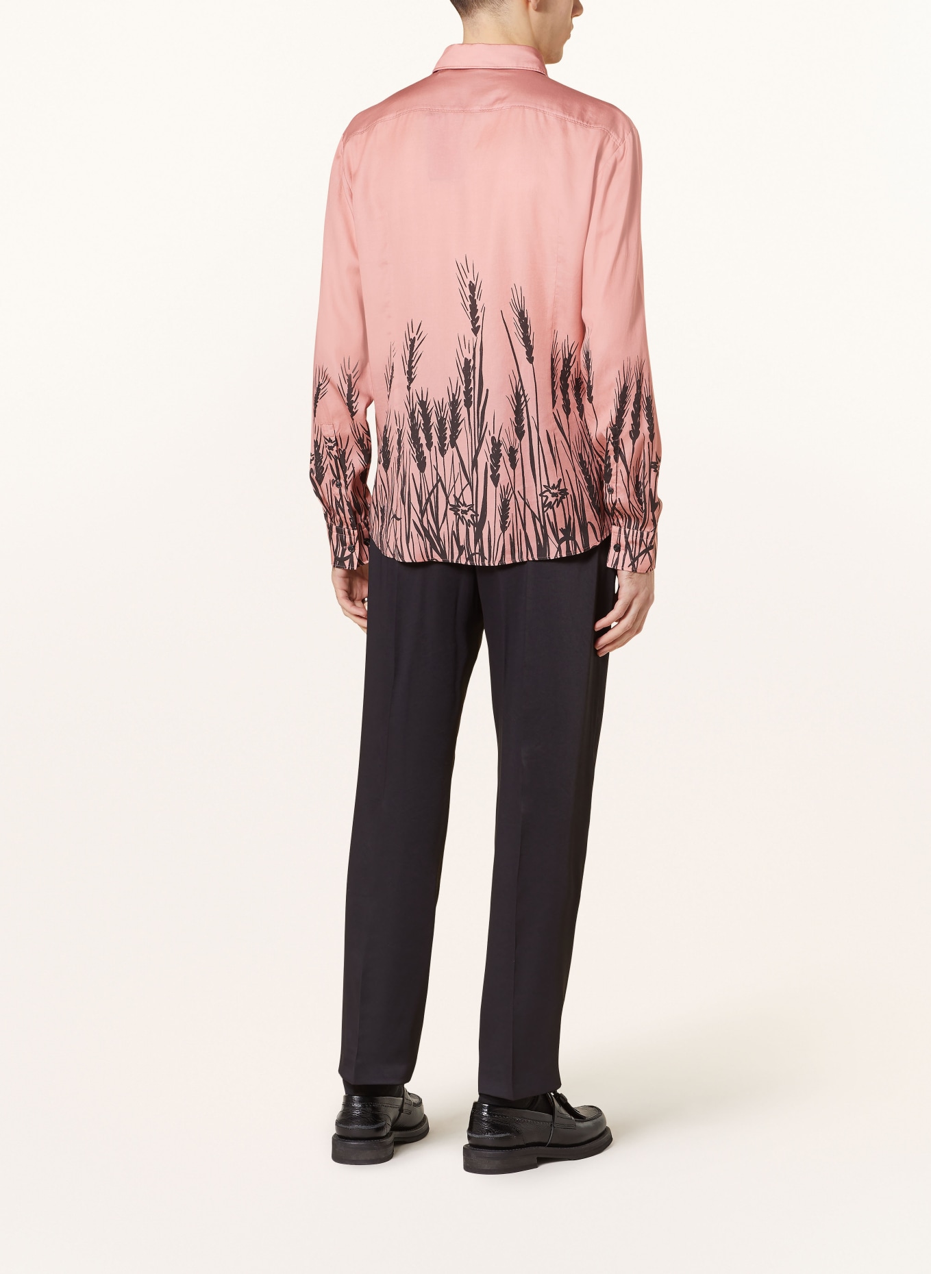 HUGO Shirt ERMO slim fit, Color: ROSE/ BLACK (Image 3)
