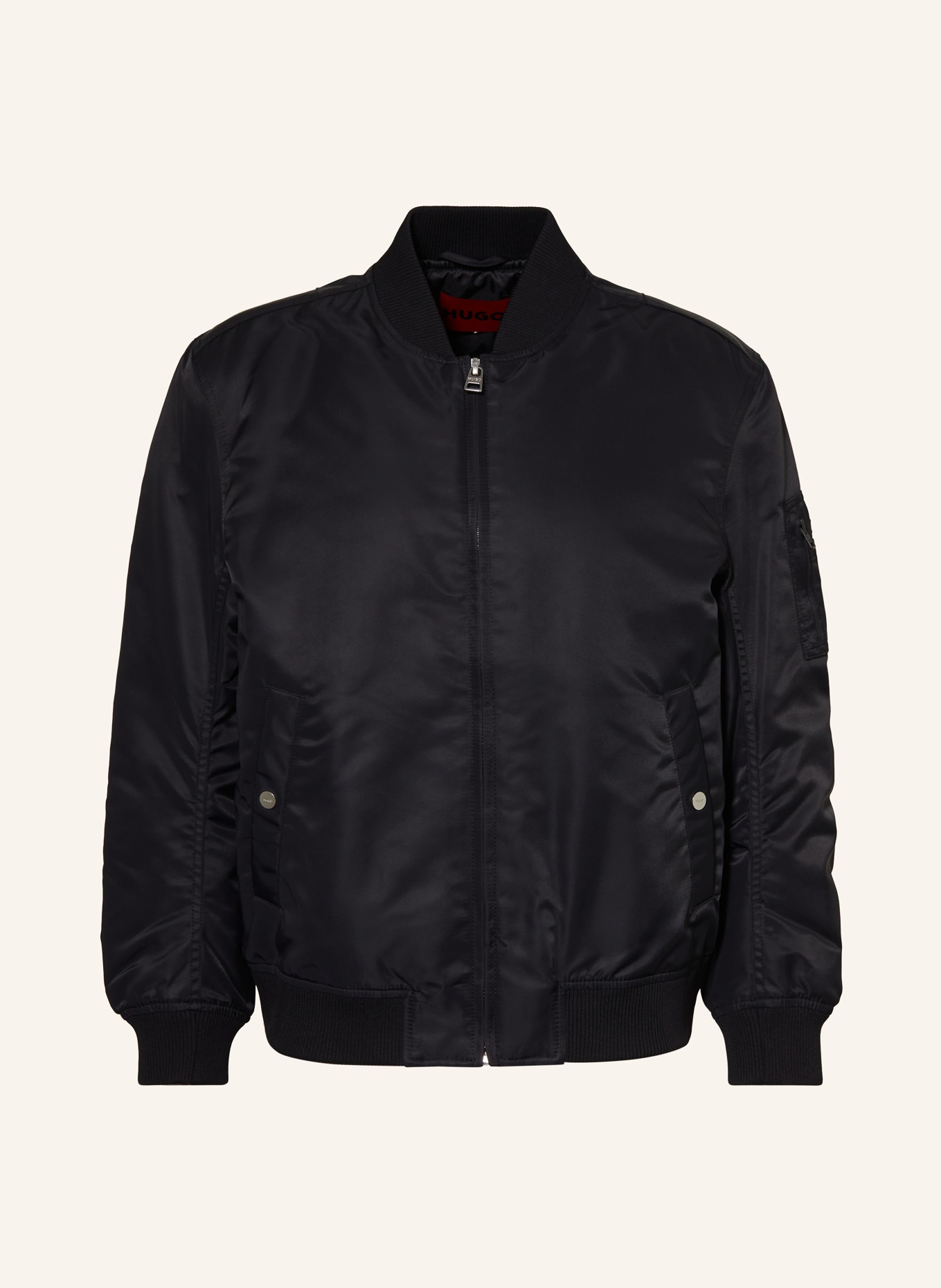 HUGO Bomber jacket BALAM, Color: BLACK (Image 1)