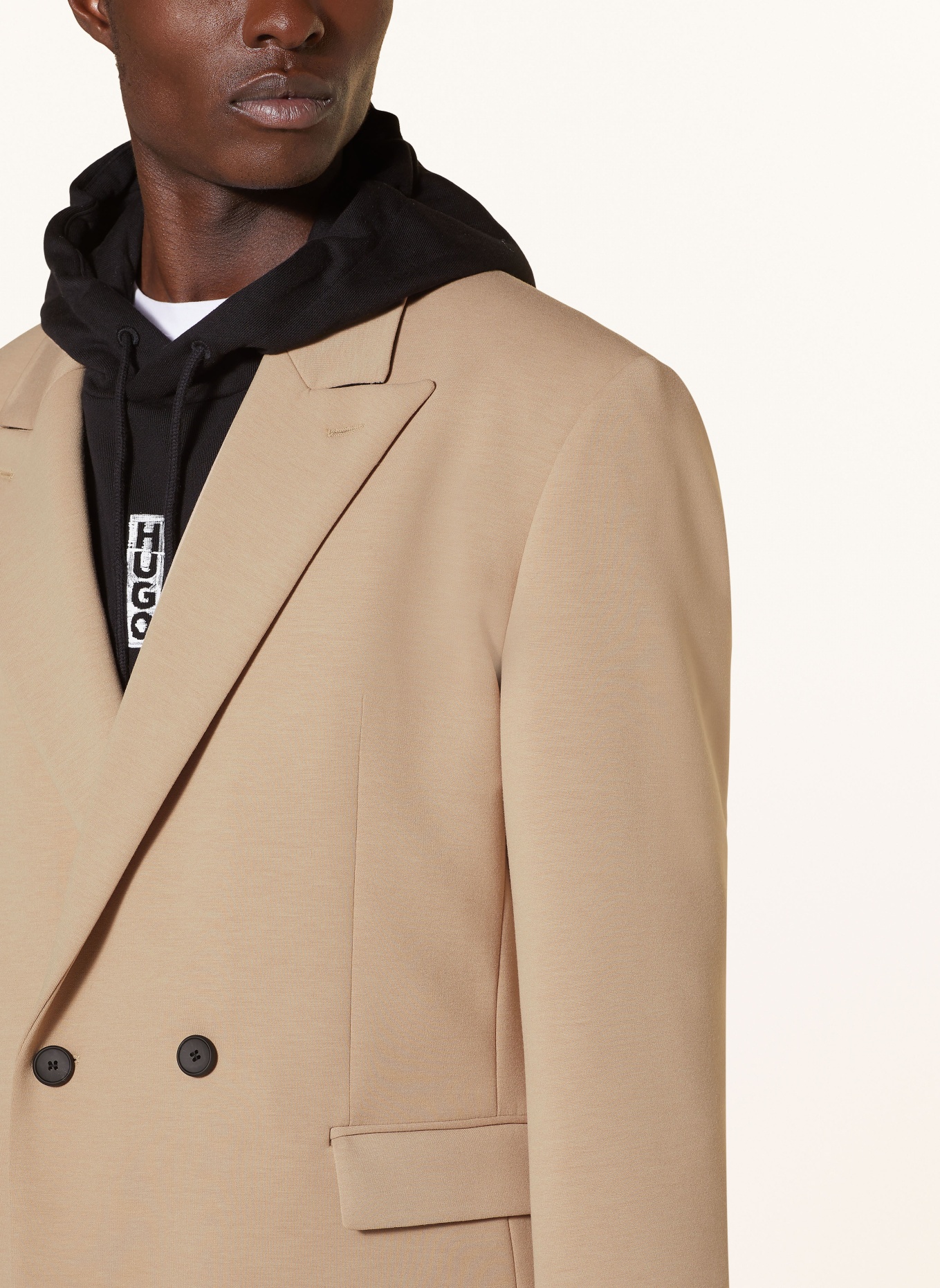 HUGO Tailored jacket ULAN241F1J modern fit, Color: BEIGE (Image 4)
