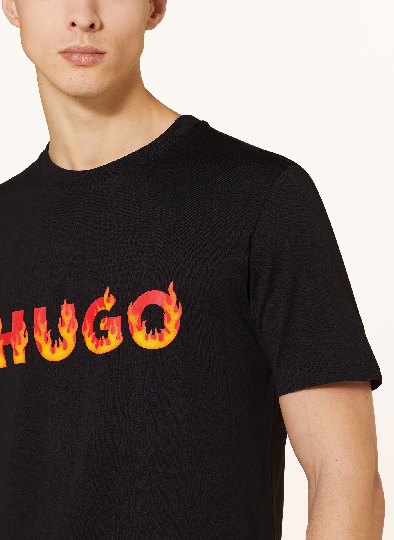 HUGO T-Shirt DANDA, Farbe: SCHWARZ (Bild 4)
