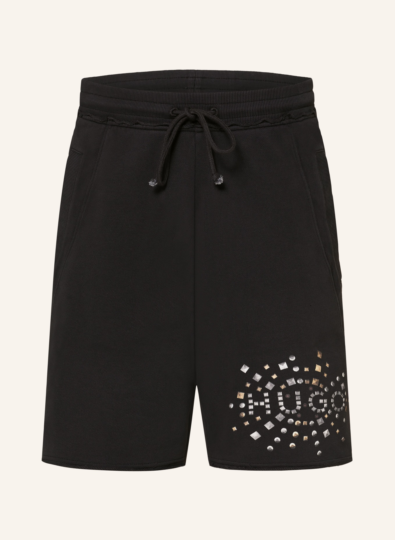 HUGO Sweat shorts DLAKE relaxed fit, Color: BLACK (Image 1)