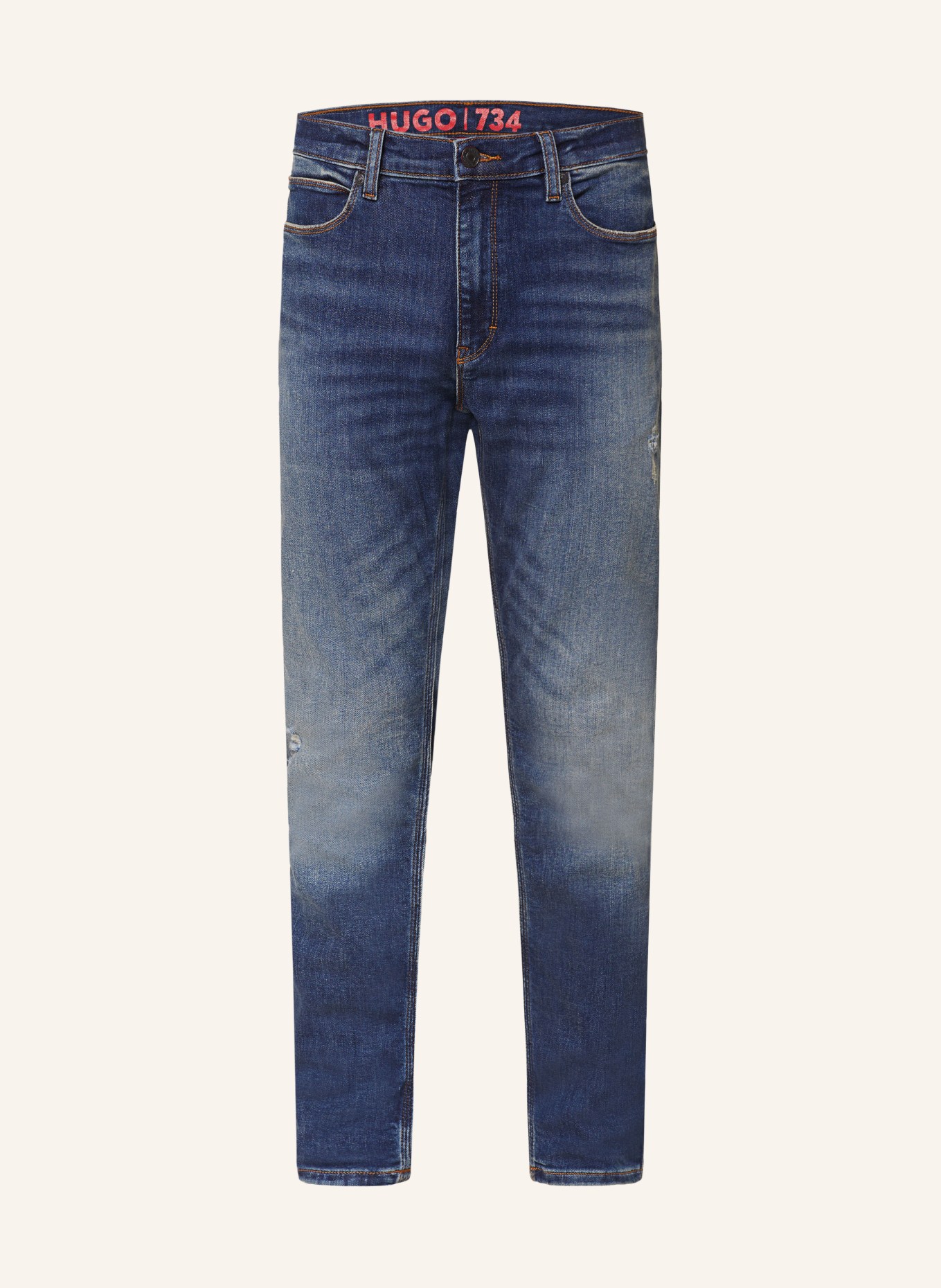 HUGO Jeans 734 extra slim fit, Color: 412 NAVY (Image 1)